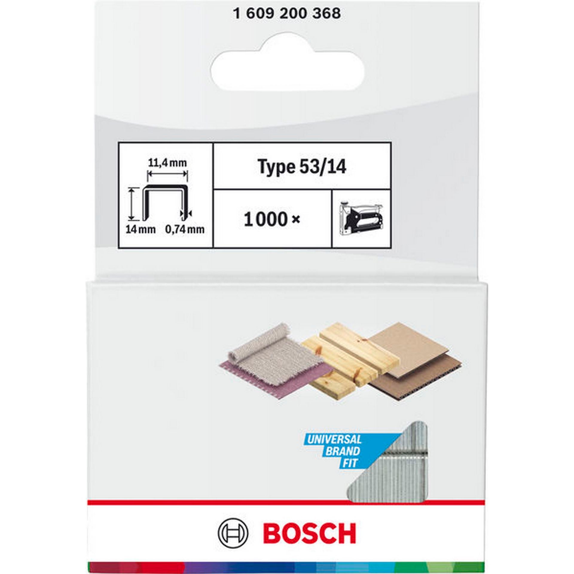Bosch Feindrahtklammern, Typ 53/14 #1609200368