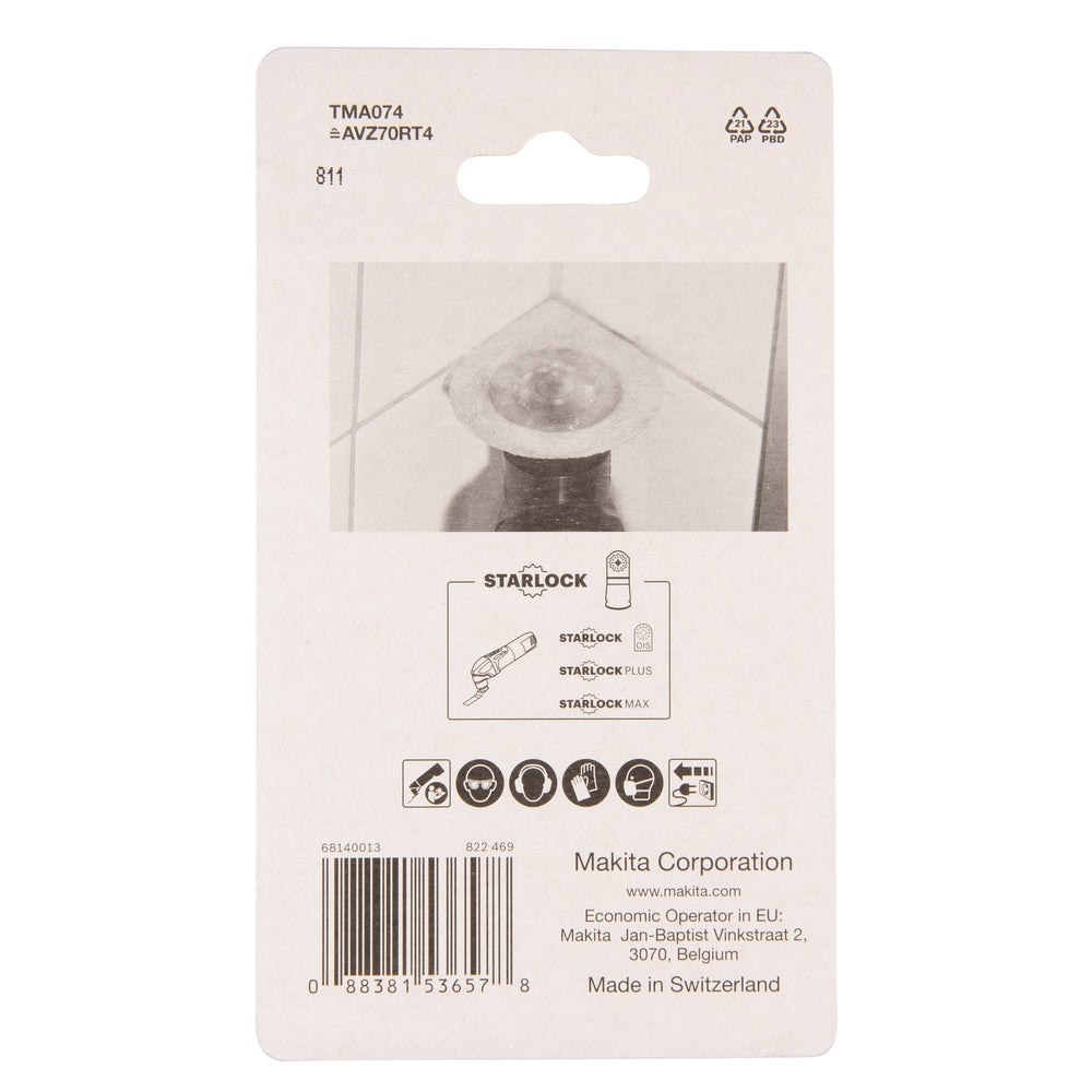 Makita Schleifplatte HM/RIFF, K40, TMA074 #B-65078