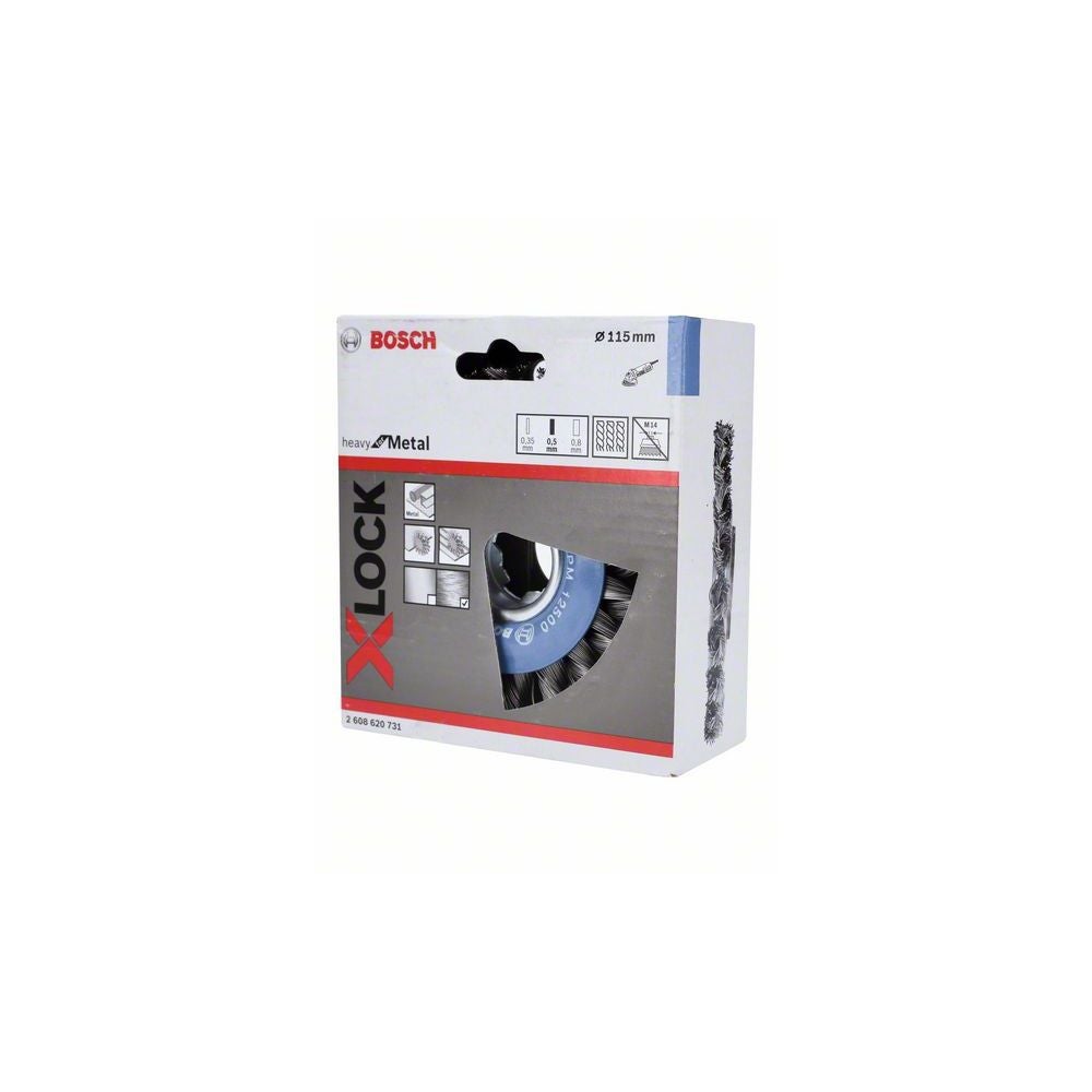 Bosch PRO Metal heavy X-Lock Scheibenbürste, 115 x 0,5 mm, Gewinde #2608620731