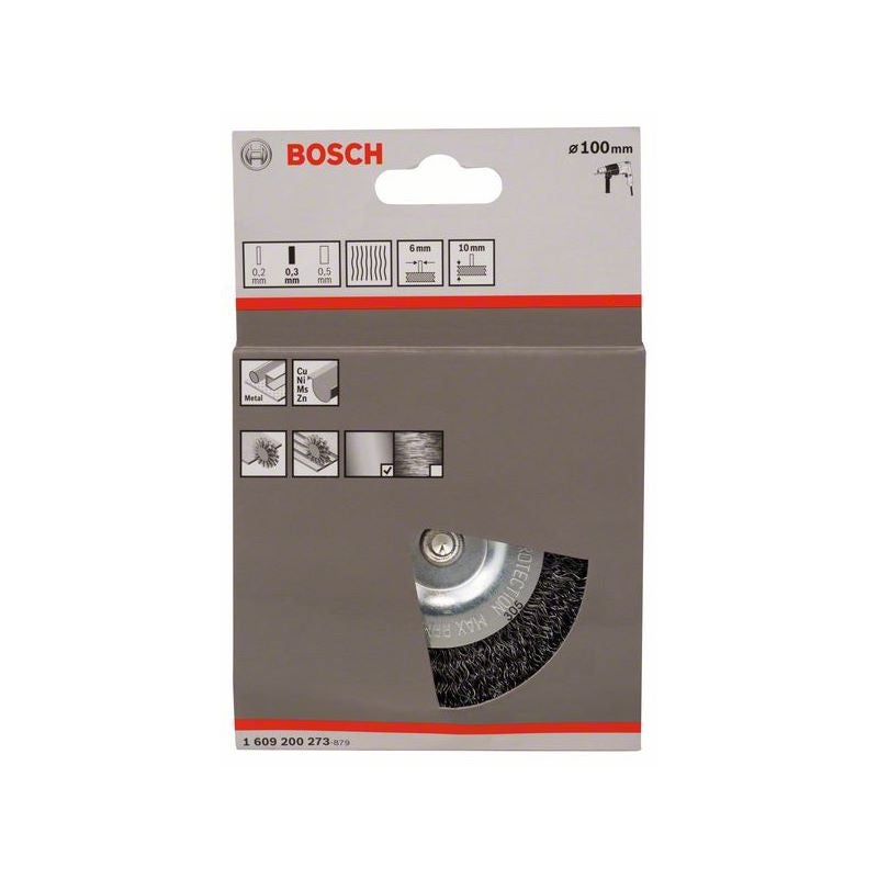 Bosch PRO Metal clean Scheibenbürste, zylindrischer Schaft, 100 x 0,3 mm #1609200273