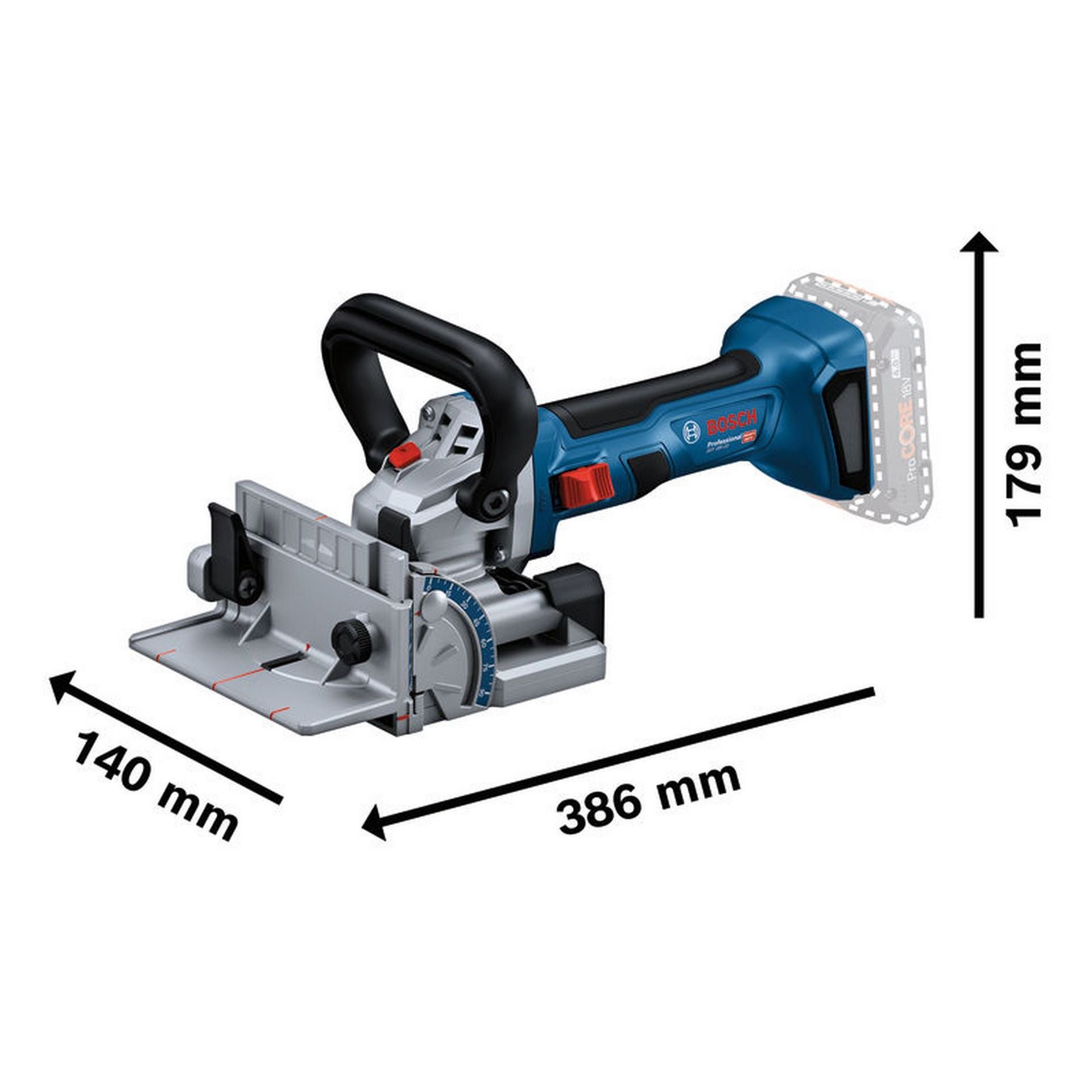 Bosch Flachdübelfräse GFF 18V-22 #0601620100