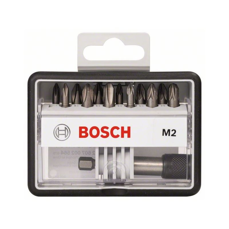 Bosch 12+1-tlg. Schrauberbit-Set, Robust Line, M PH/PZ, Extra Hard-Ausführung #2607002564