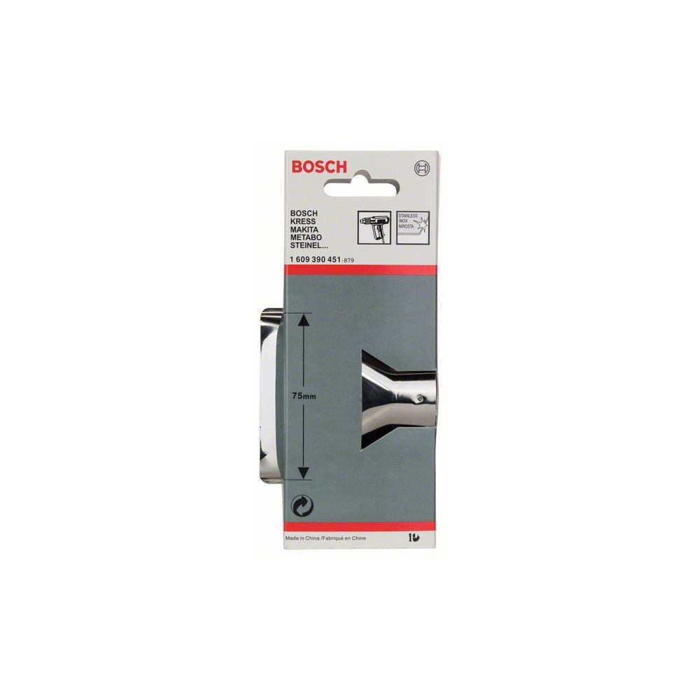 Bosch Flächendüse, 75 mm, 33,5 mm, Düse für Bosch-Heißluftgebläse #1609390451