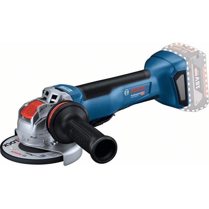 Bosch Akku-Winkelschleifer mit X-LOCK GWX 18V-10 P in L-BOXX #06019J4201