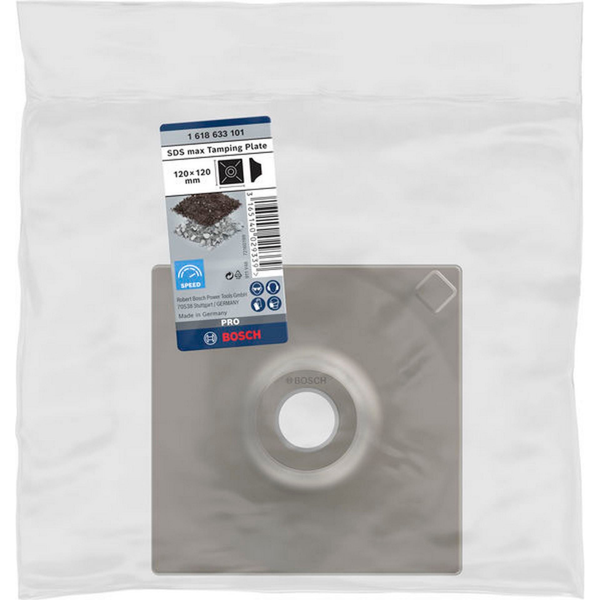 Bosch PRO SDS max Stampferplatte, 120 mm #1618633101