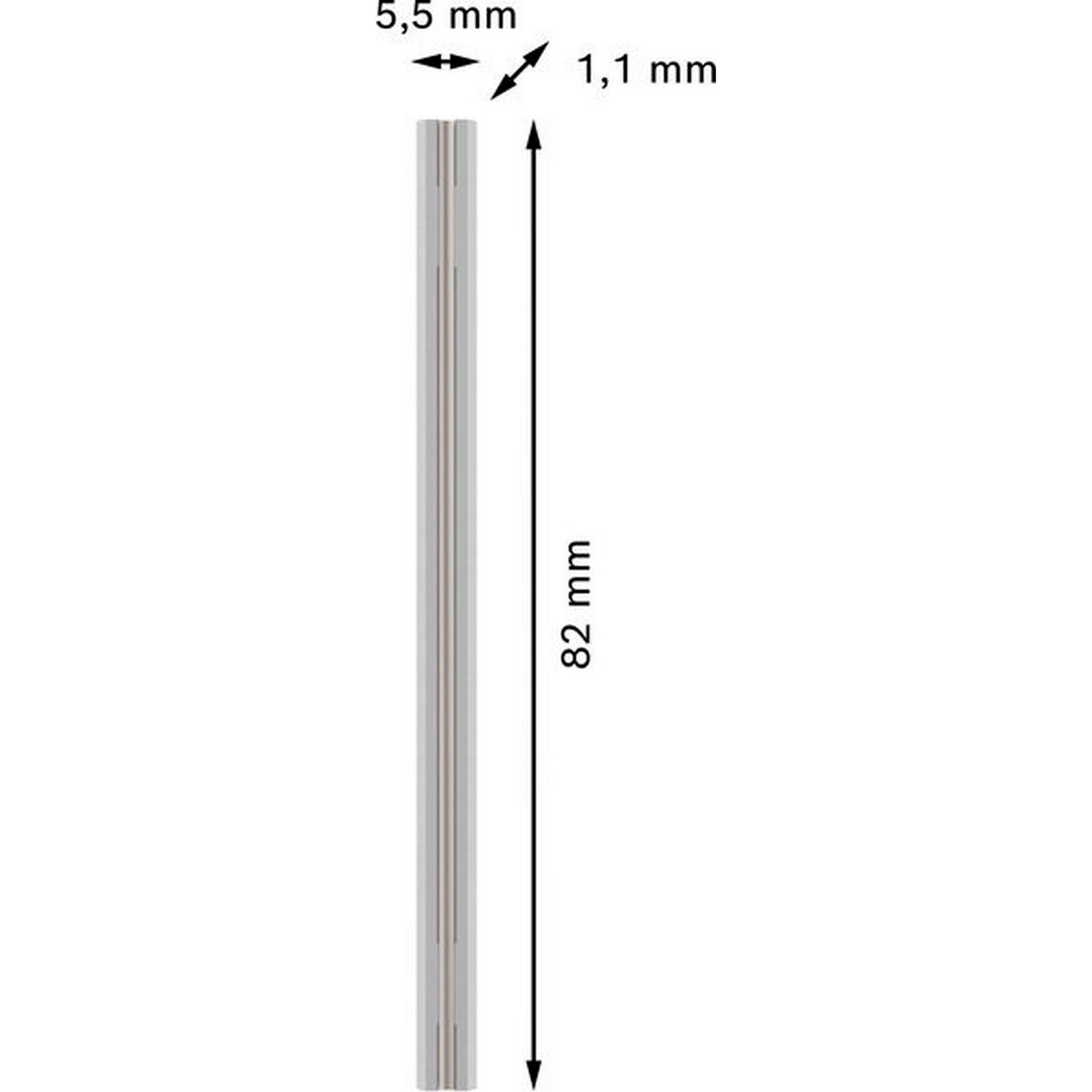 Bosch PRO Hobelmesser, 82 x 5,5 x 1,1 mm, 2 Stk #2608635903