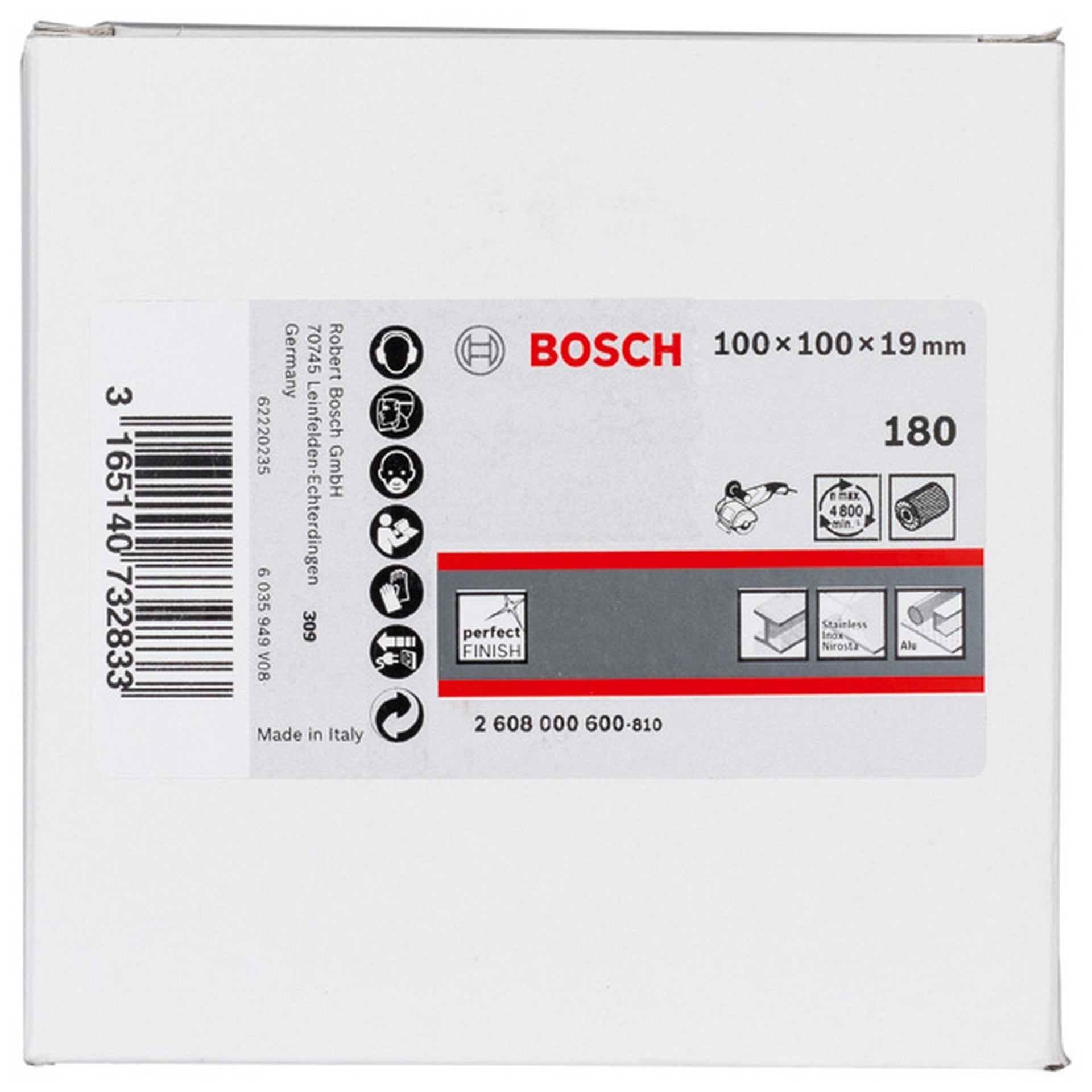 Bosch Lamellenschleifwalze, 19 mm, K 180, 100 mm #2608000600