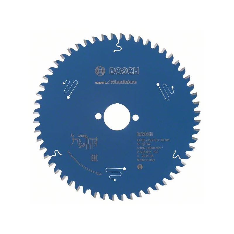 Bosch EXPERT Aluminium Kreissägeblatt, 190x2,6/1,6x30 mm, Z56 #2608644102