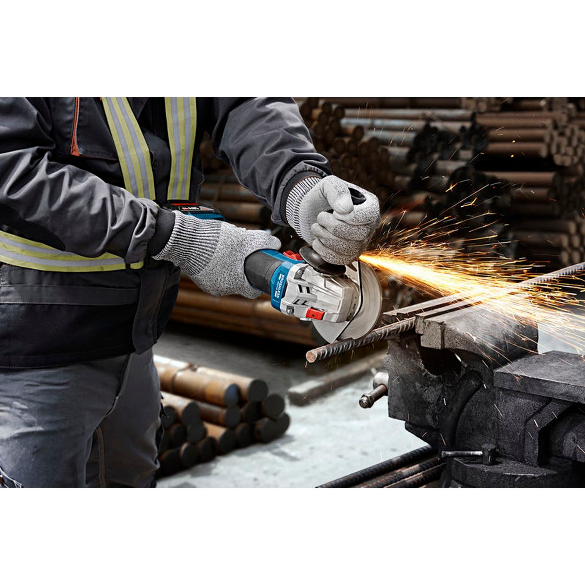 Bosch Akku-Winkelschleifer GWS 18V-8 & PRO Diamond Kit #0615997693