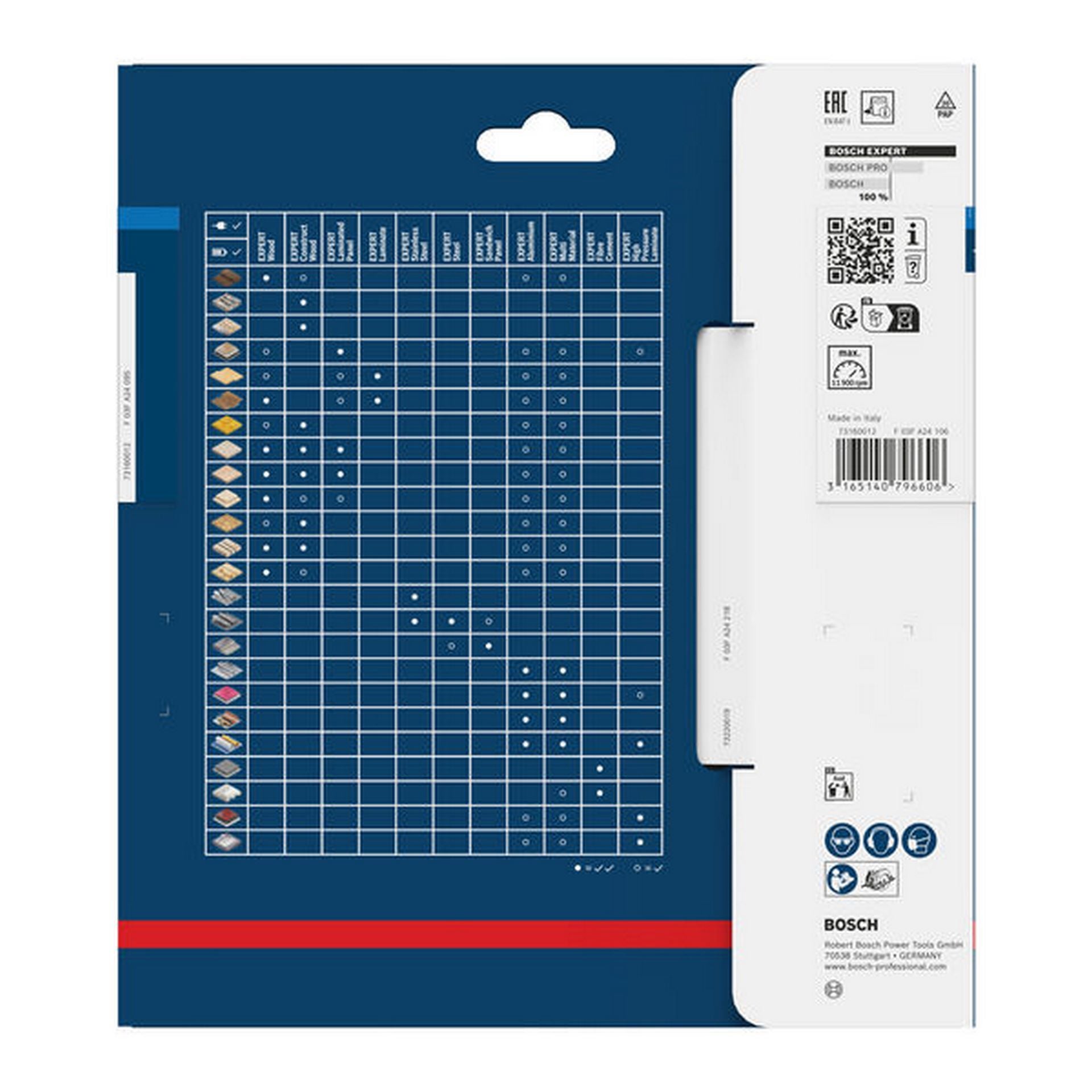 Bosch EXPERT Aluminium Kreissägeblatt, 160x2,2/1,6x20 mm, Z52 #2608644094