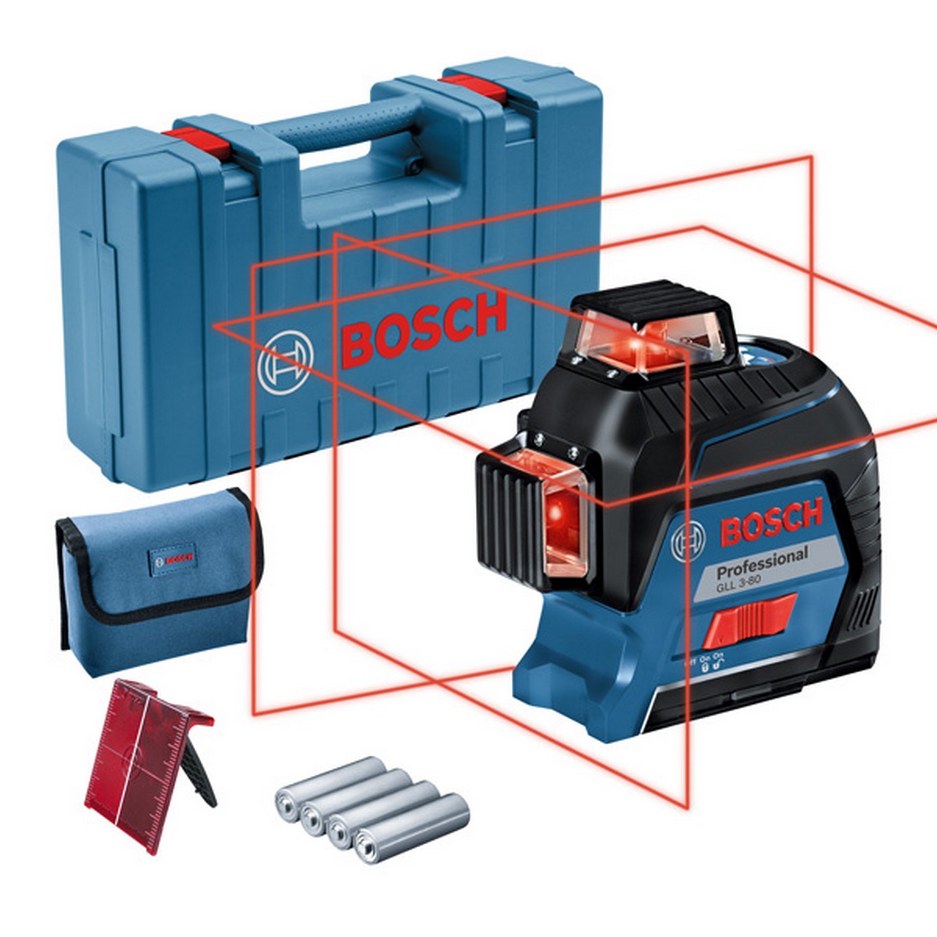 Bosch Linienlaser GLL 3-80 im Handwerkerkoffer #0601063S00