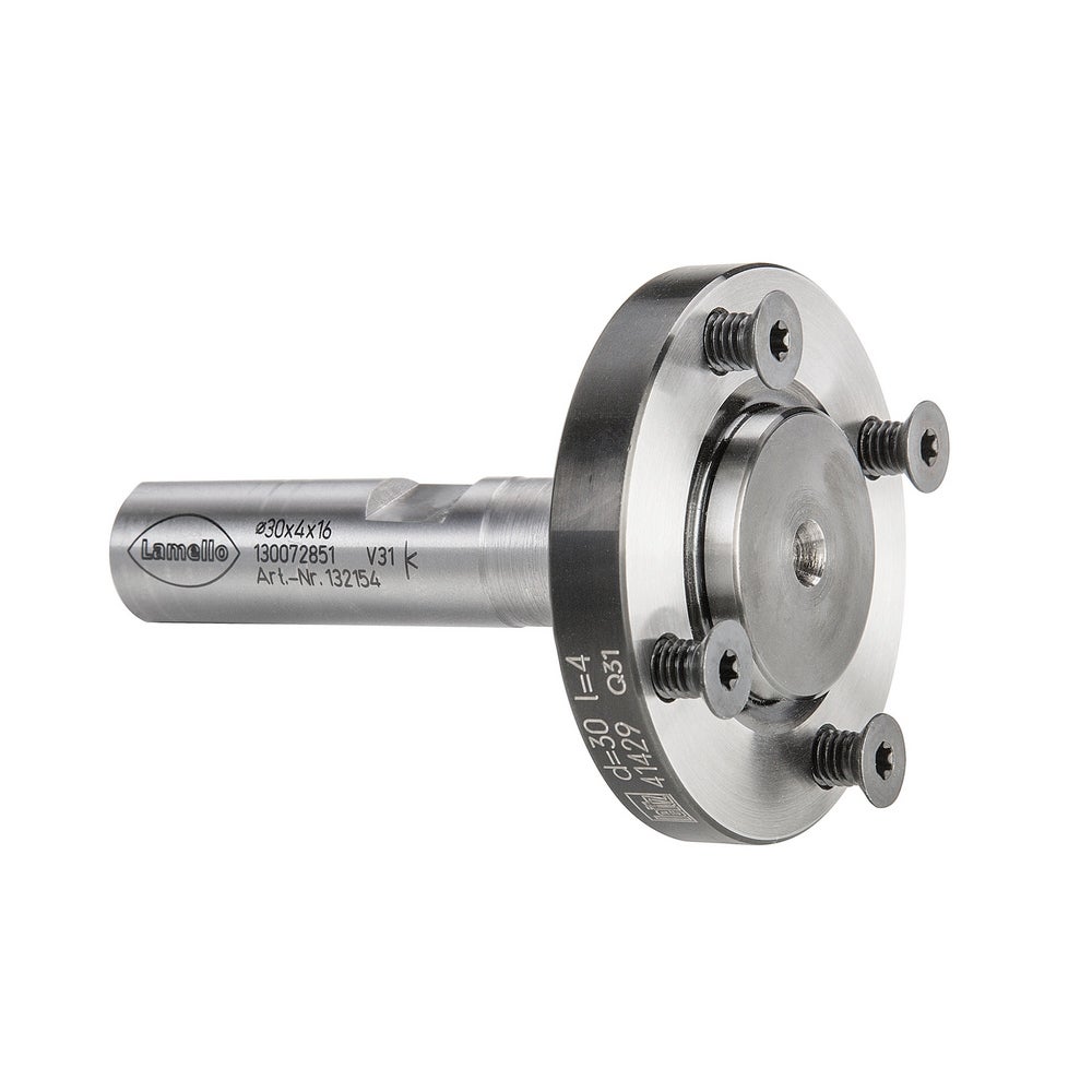 Lamello Fräsdorn CNC für P-System-Nutfräser, 2°Spannfläche, Ø30 mm, Schaft Ø16x50 mm, L 85 mm, NL 4x