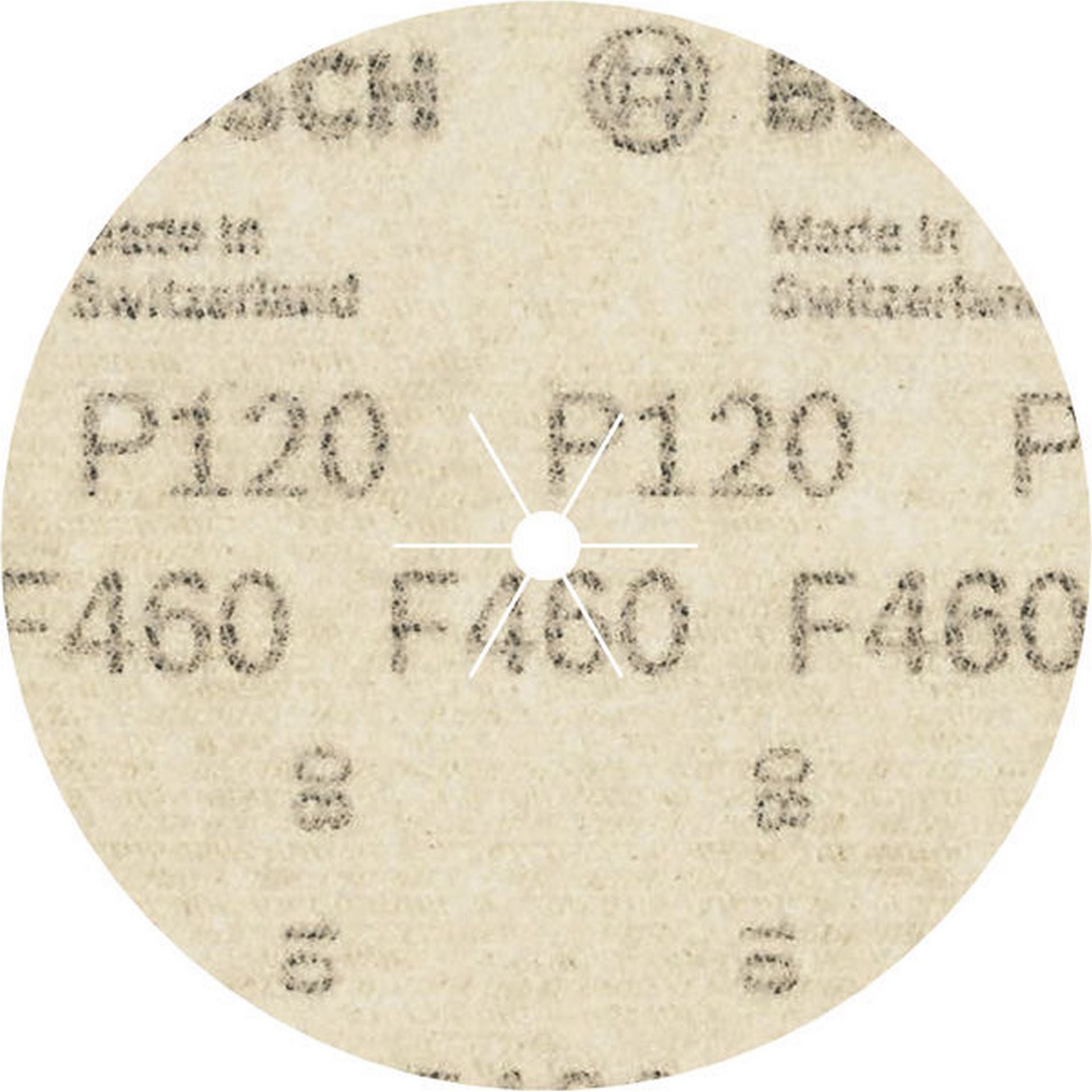 Bosch PRO F460 Schleifblatt, 125 mm, G120, 5-tlg. #1609200163