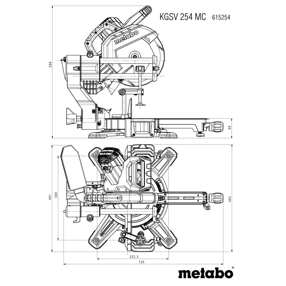 Metabo KGSV 254 MC * Kappsäge