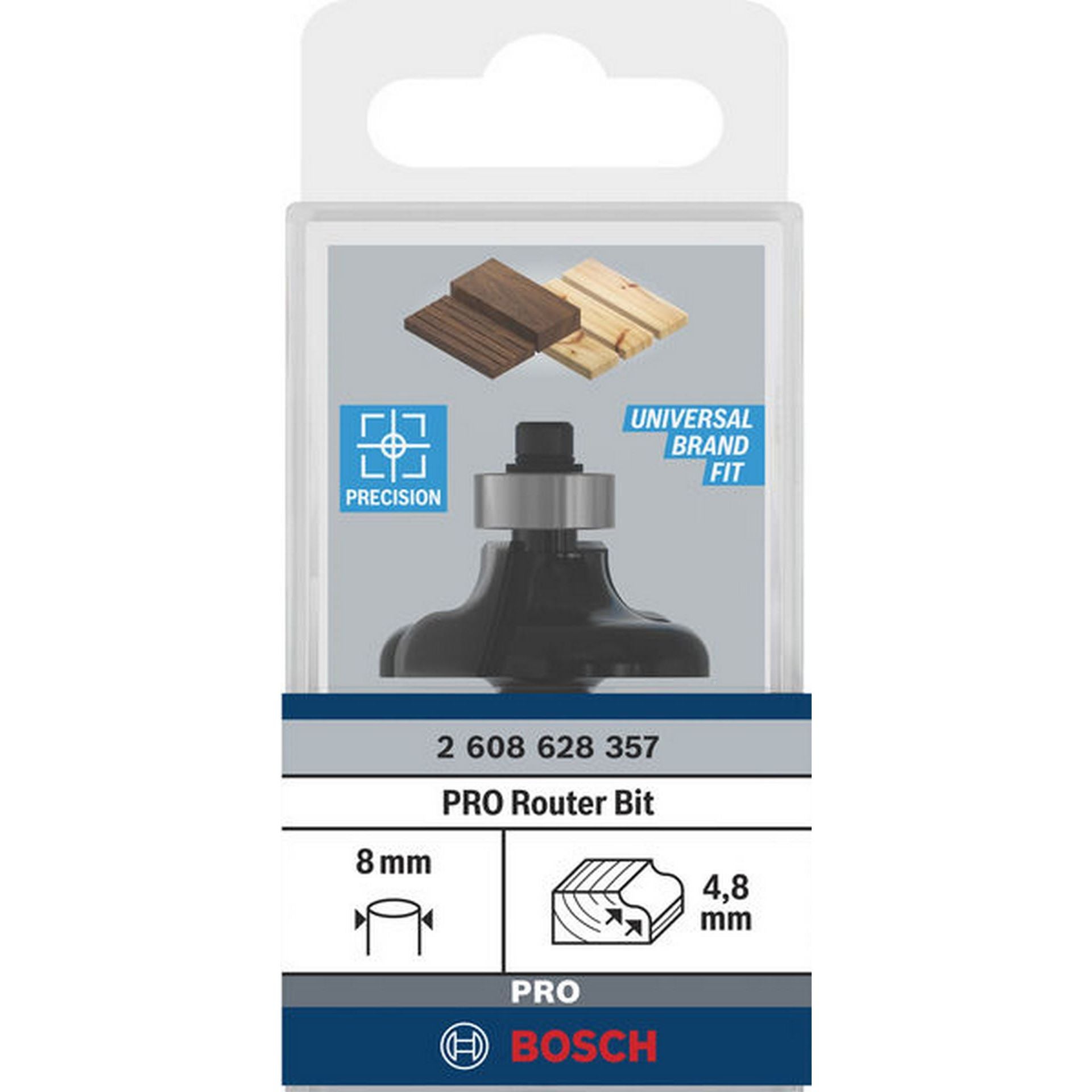Bosch PRO Profilfräser Ogee, R 4,8 mm, S 8 mm #2608628357