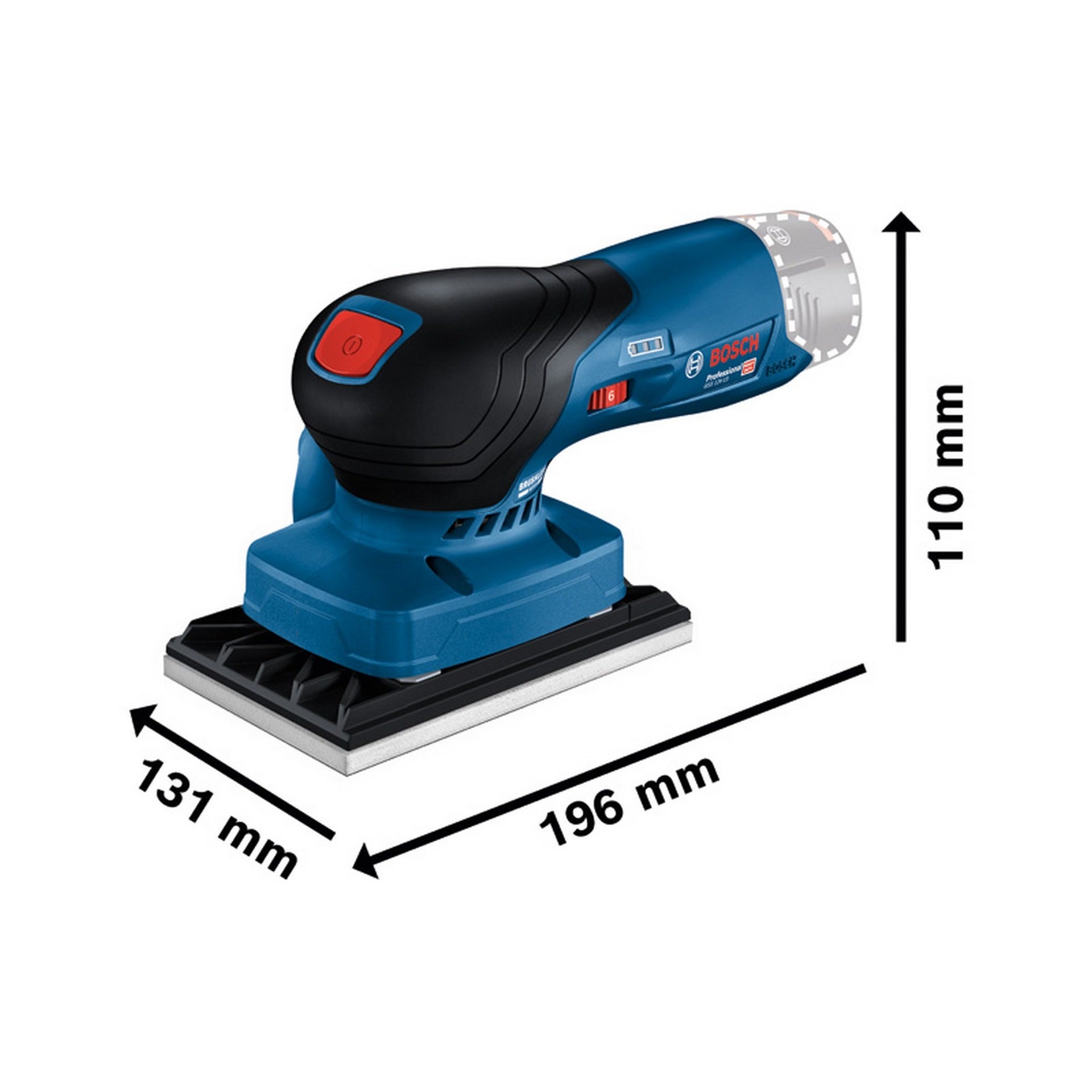 Bosch Akku-Schwingschleifer GSS 12V-13 #06019L0000