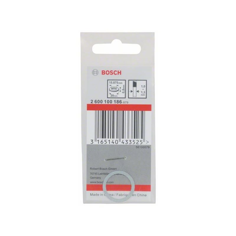 Bosch Reduzierring für PRO Kreissägeblatt, 20 x 0,8 x 15,875 mm #2600100186