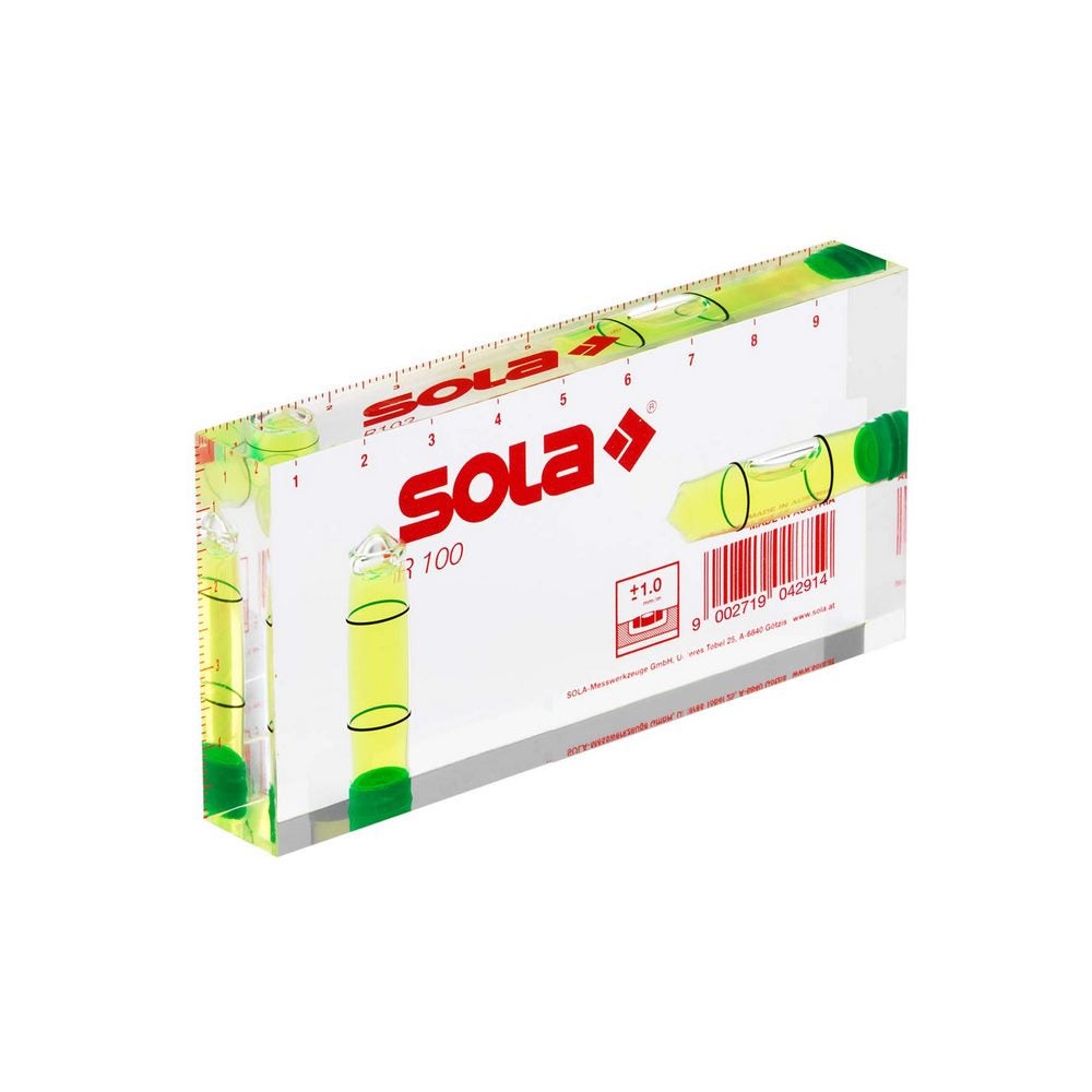 Sola Klein-Wasserwaage Sola VE 10 R 100 GRÜN, DISPLAY #01622142