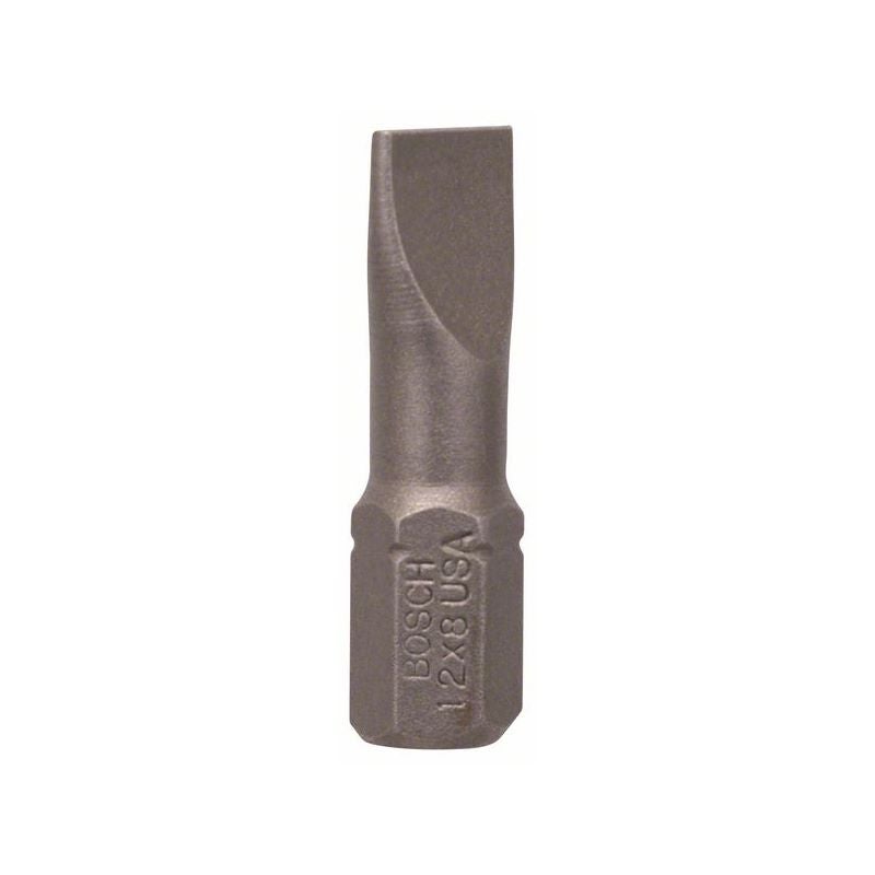 Bosch Schrauberbit Extra-Hart S 1,2 x 8,0, 25 mm, 10er-Pack #2607001469