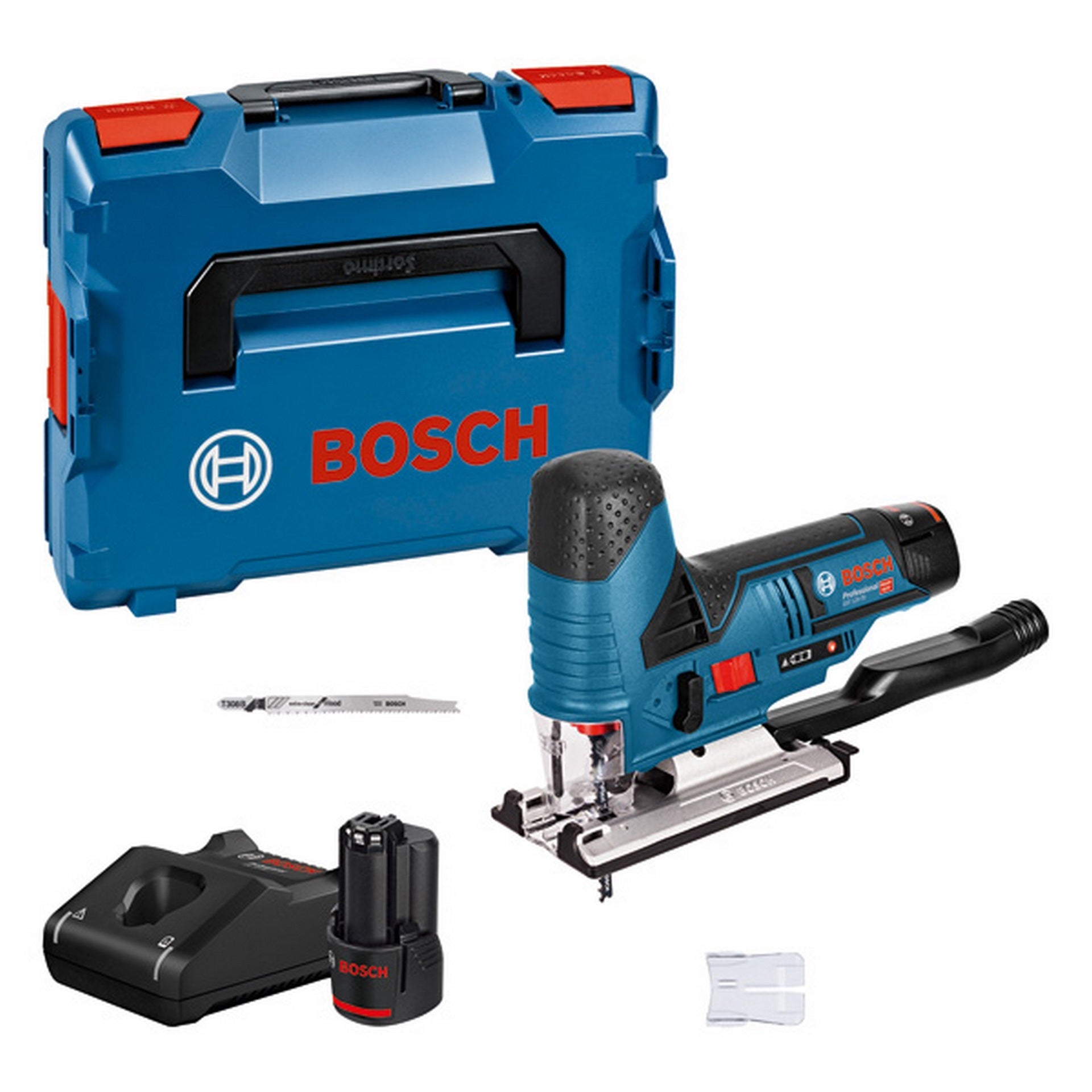 Bosch Akku-Stichsäge GST 12V-70, 2 x Akku GBA 12V 3.0Ah in L-BOXX #06015A1005
