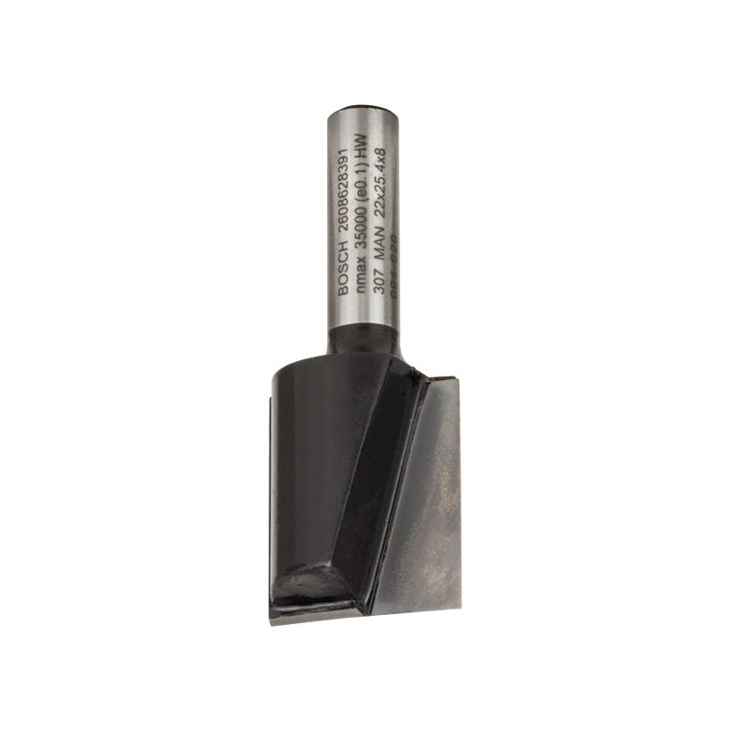 Bosch PRO Nutfräser, zweischneidig, D 22 mm, L 24,6 mm, S 8 mm #2608628391