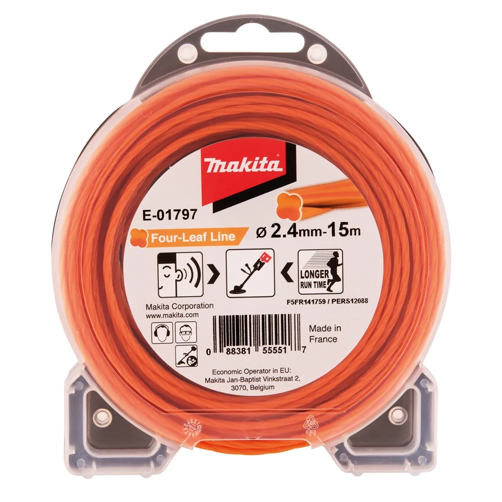 Makita Mähfaden, Lärmarm (Kleeblatt-Querschnitt) #E-01797