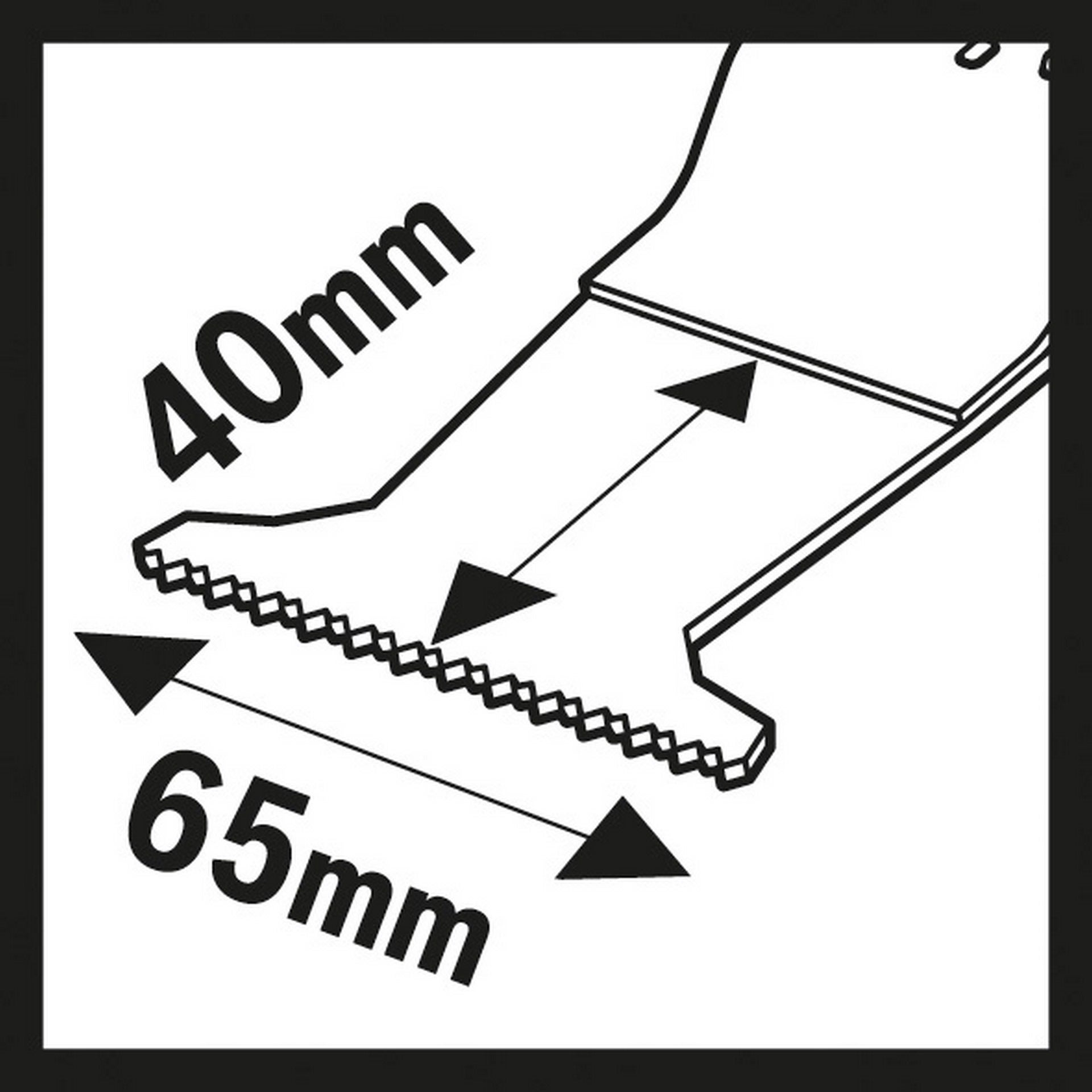 Bosch HCS Tauchsägeblatt AII 65 APC Wood, 40 x 65 mm, 1er-Pack #2608662357