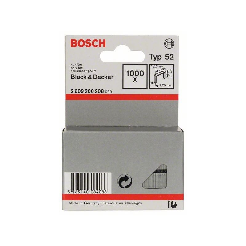 Bosch Flachdrahtklammern, Typ 52/14 #2609200208