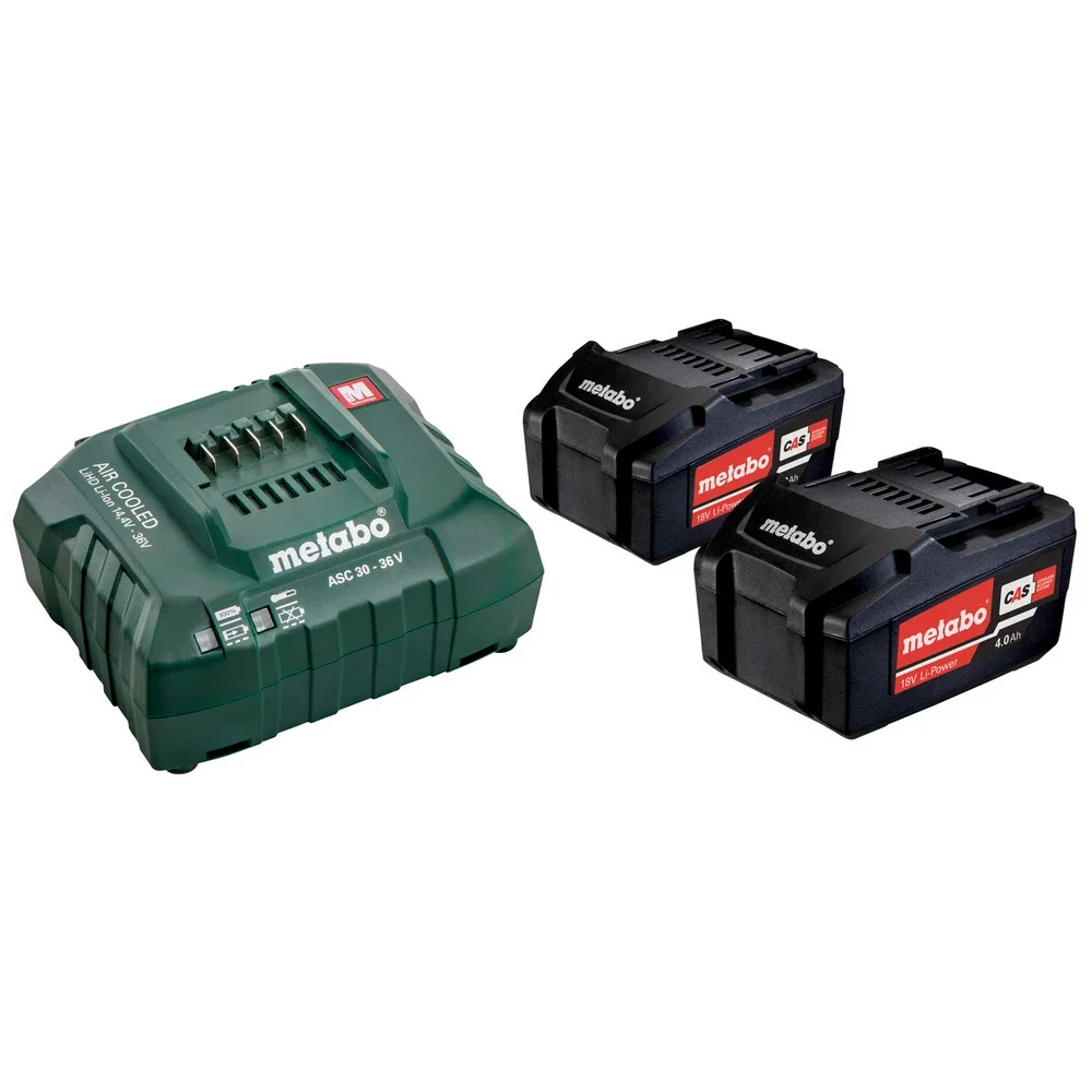 Metabo Basic-Set 2 x 4.0 Ah