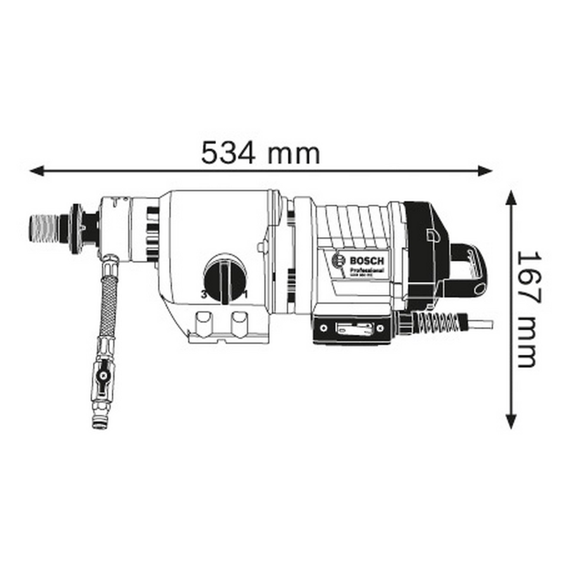 Bosch Diamantbohrmaschine GDB 350 WE #0601189900