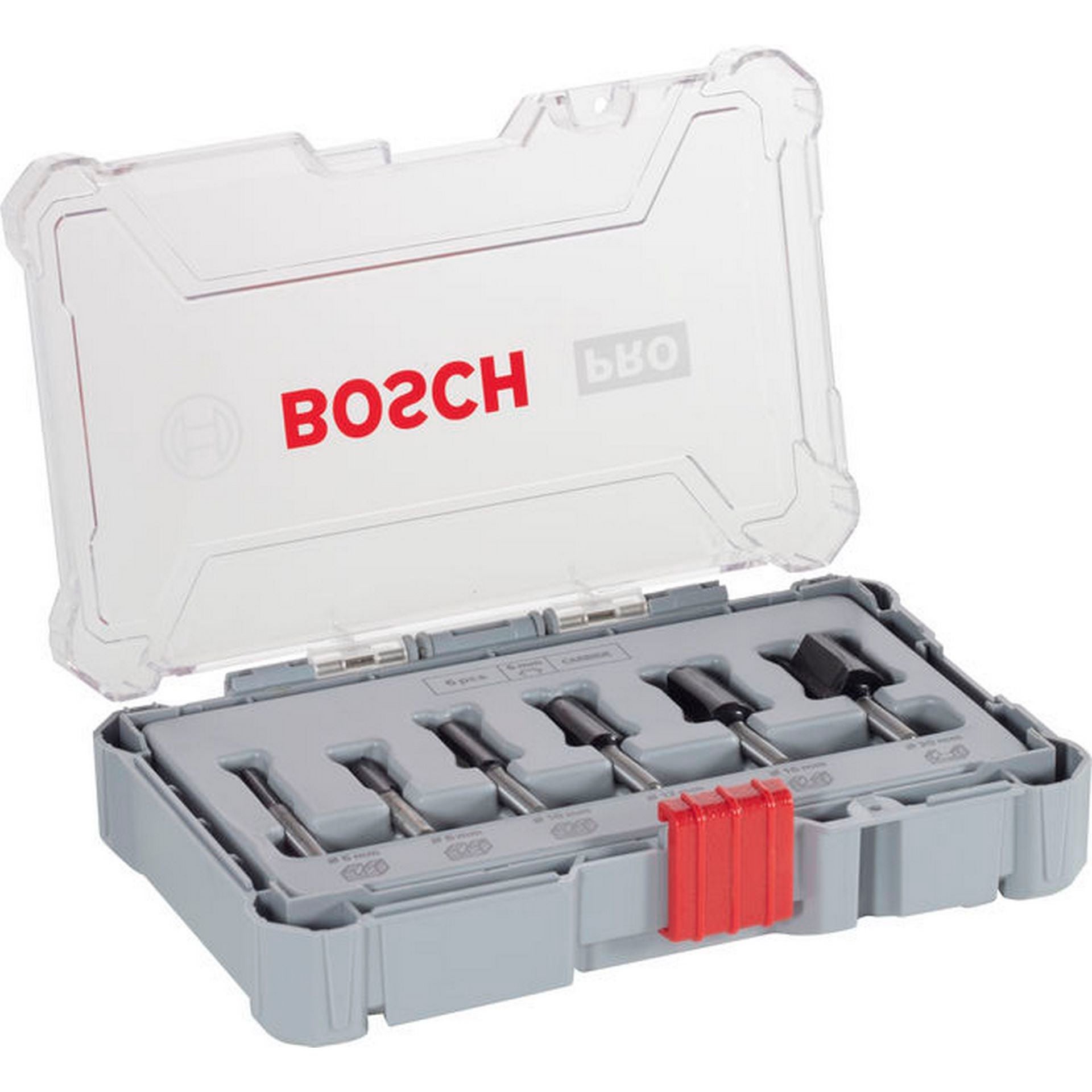 Bosch PRO Nutfräser-Set, Schaft 6 mm, 6-tlg. #2607017465