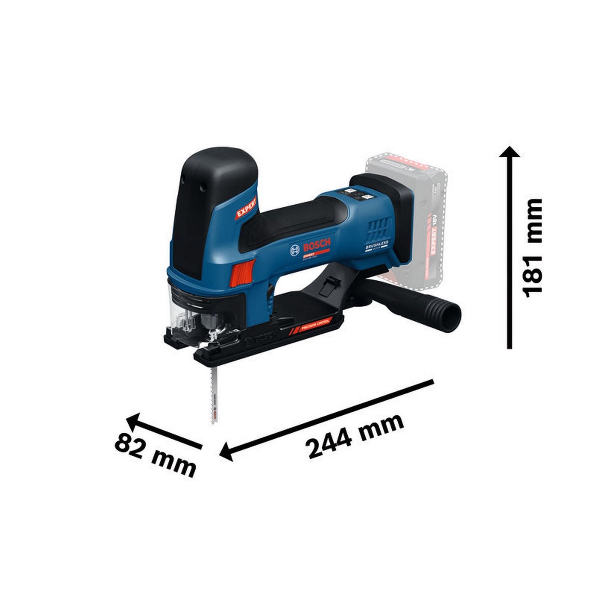 Bosch Stichsäge EXST18V-155S #06015B0100
