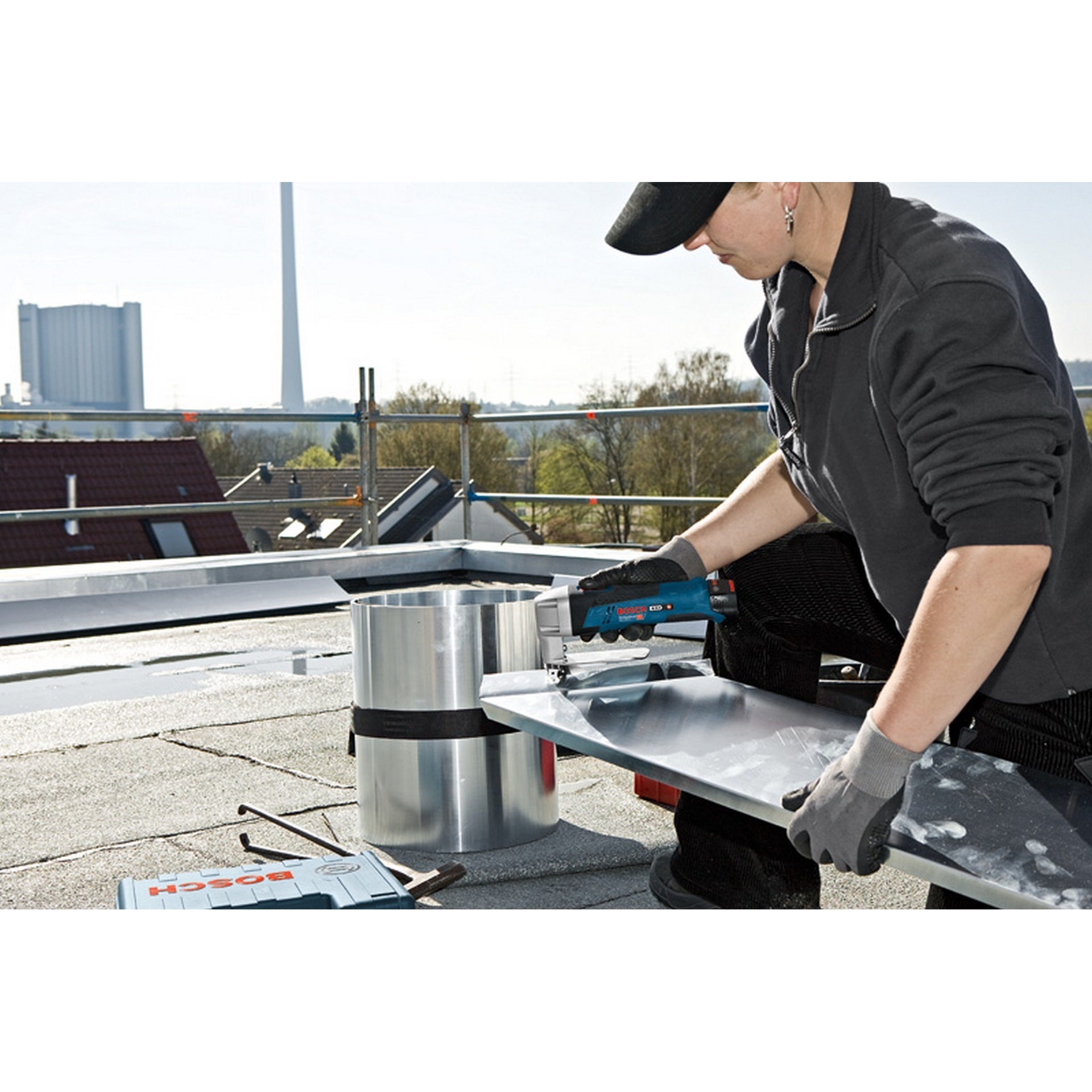 Bosch Akku-Blechschere GSC 12V-13 in L-BOXX #0601926108