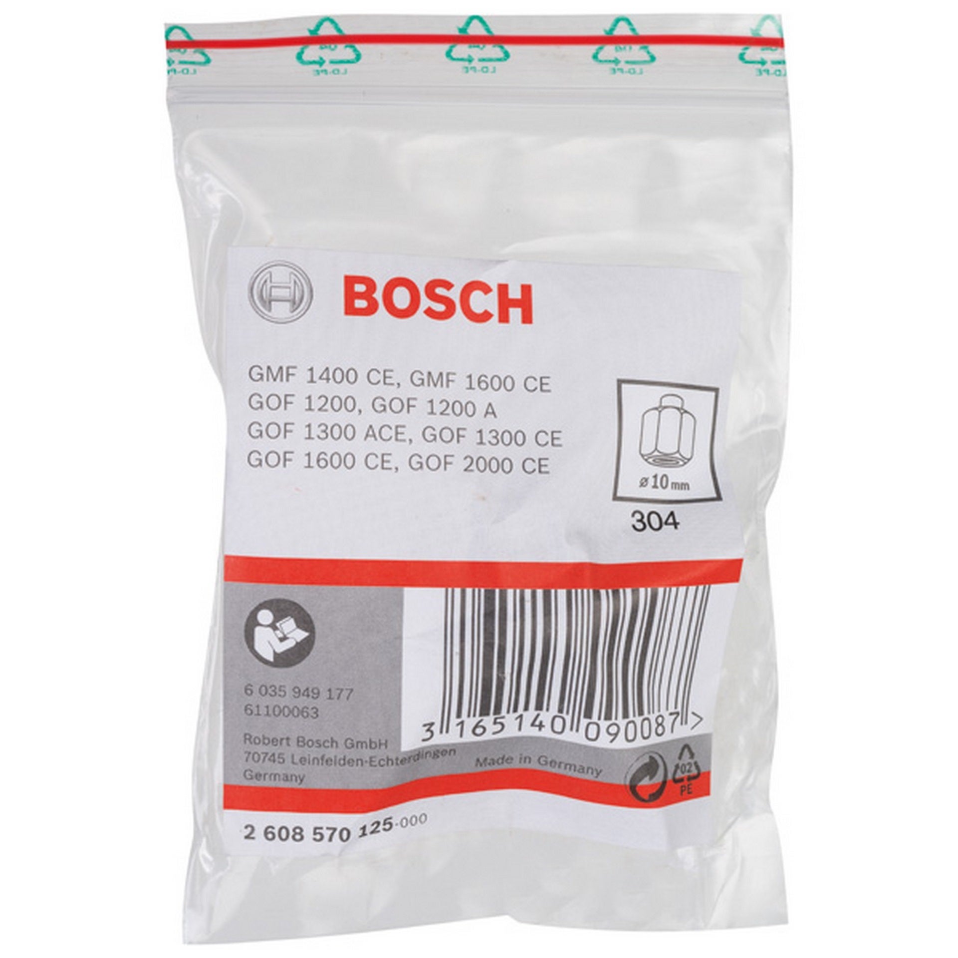 Bosch Spannzange, 10 mm, 24 mm #2608570125