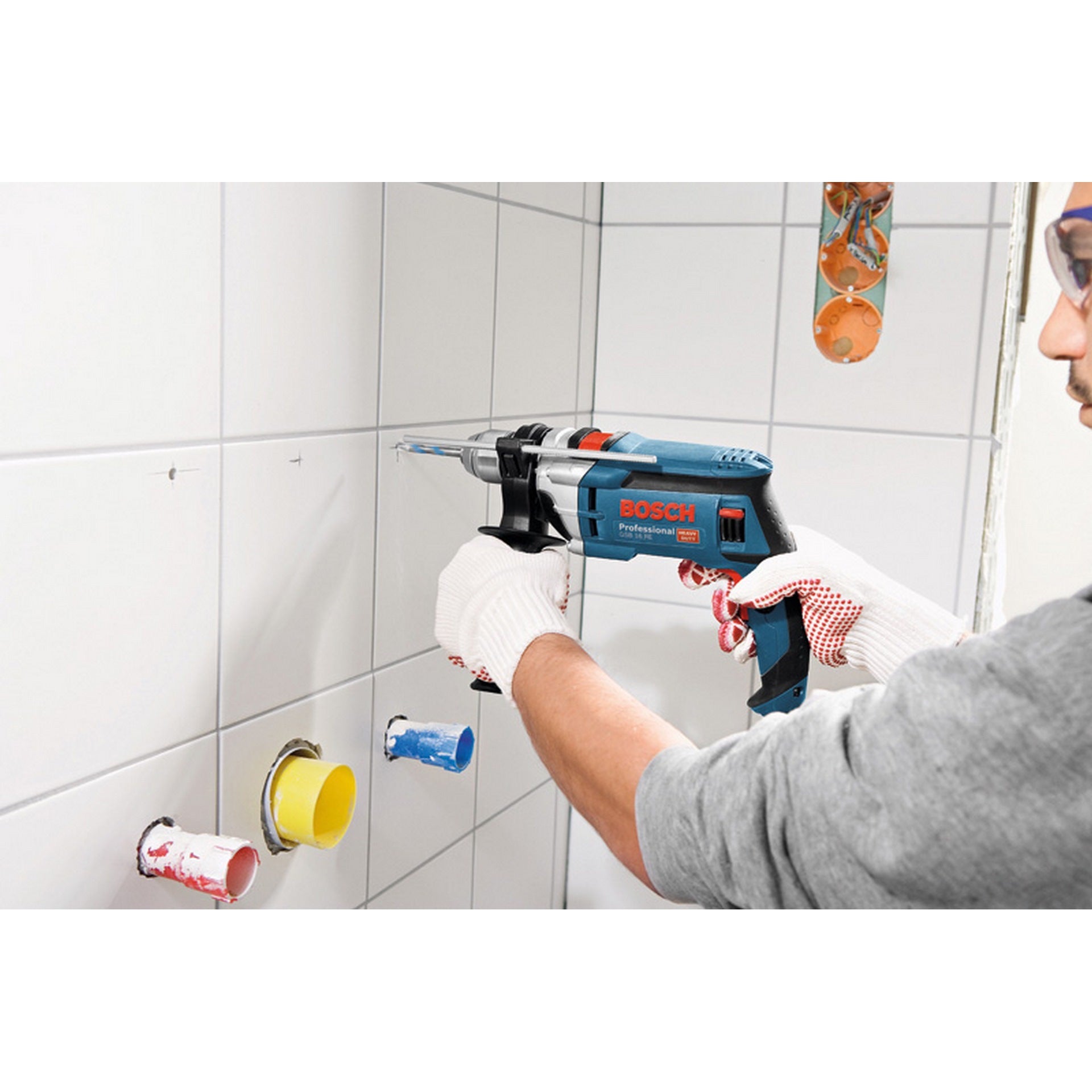 Bosch Schlagbohrmaschine GSB 16 RE im Handwerkerkoffer #060114E500