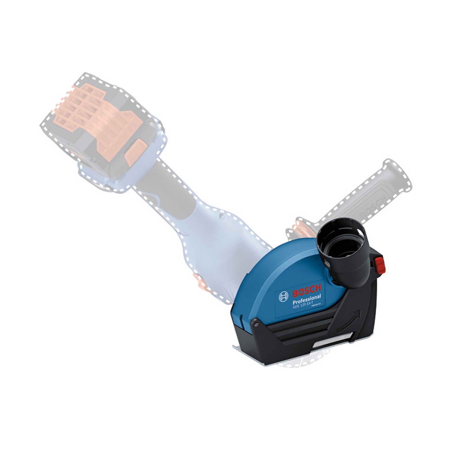 Bosch Absaughaube Easy-Adjust GDE 125 EA-T, Systemzubehör #1600A003DJ
