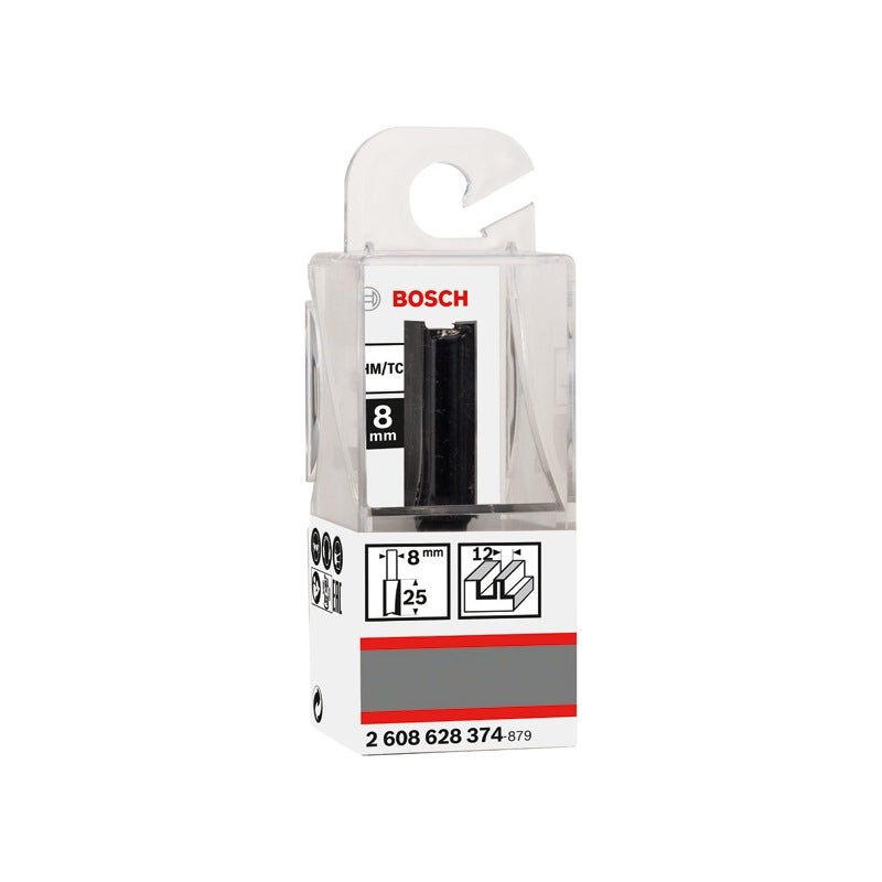 Bosch PRO Nutfräser, zweischneidig, D 12 mm, L 31,5 mm, S 8 mm #2608628374