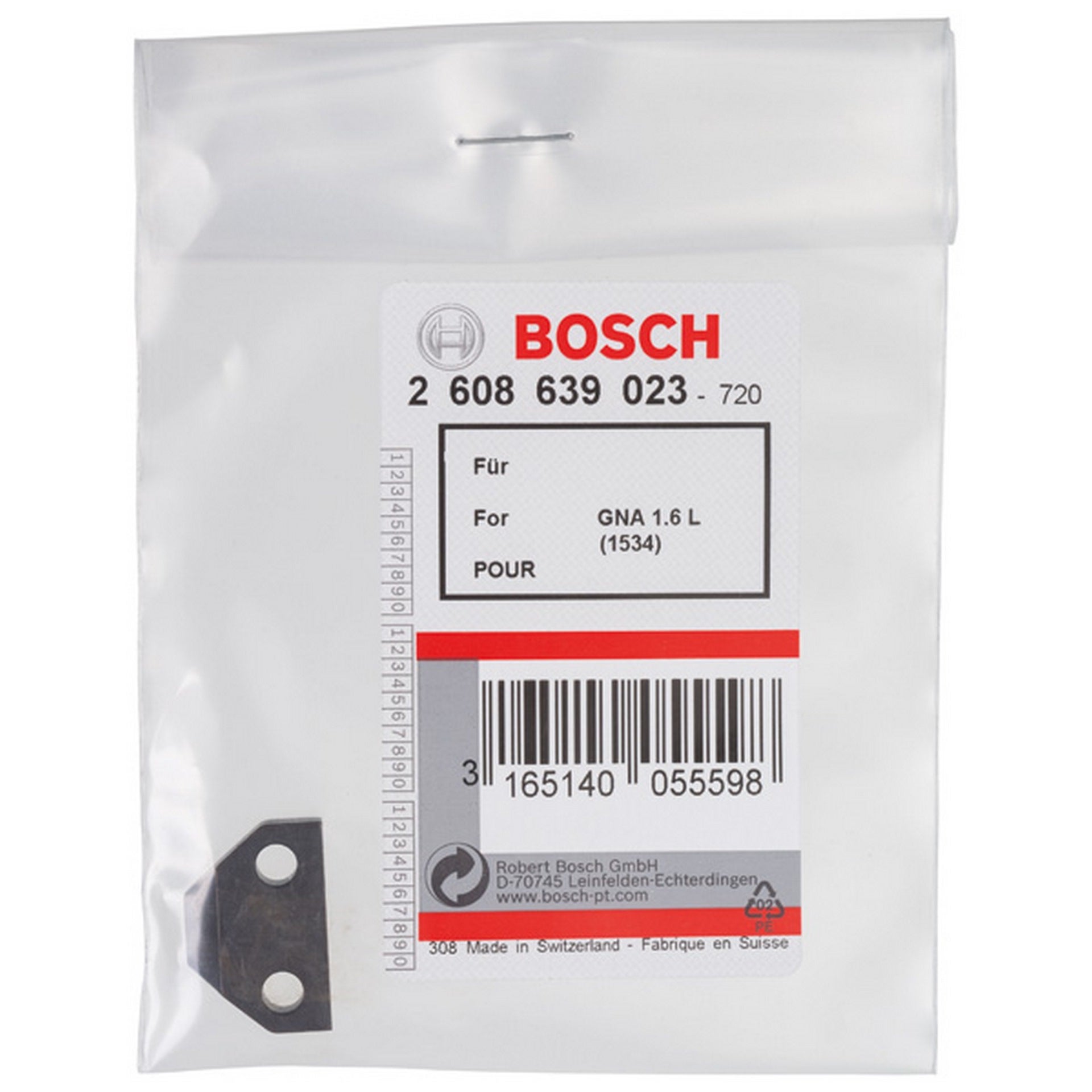 Bosch Matrize für Well- und fast alle Trapezbleche bis 1,2 mm, GNA 1,6 L #2608639023