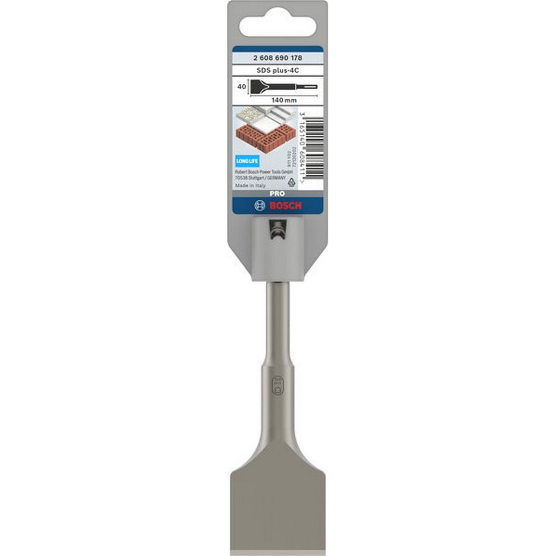 Bosch PRO SDS plus-4C Spatmeißel, 40 x 140 mm #2608690178