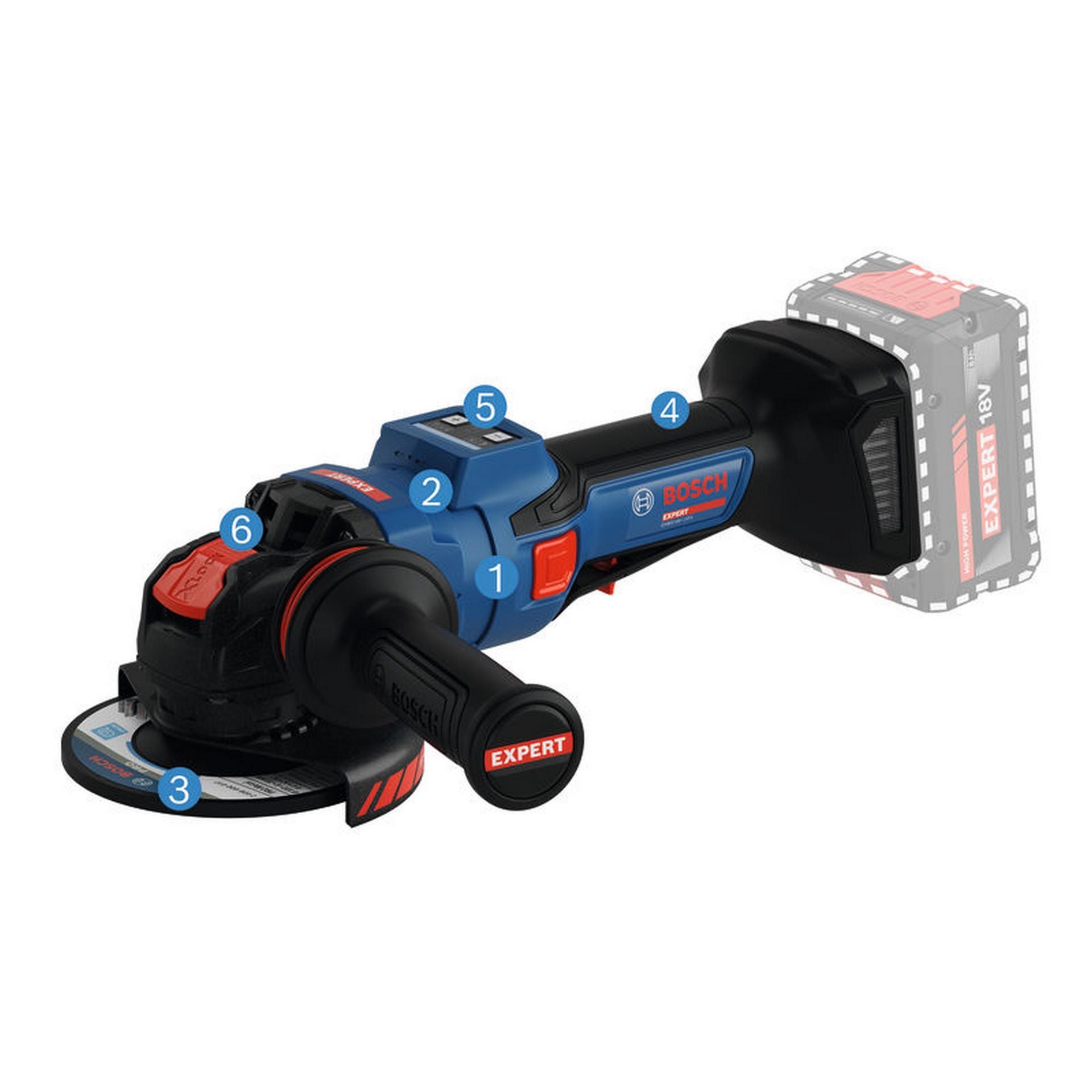 Bosch EXWX18V-15PS (solo; L) #06019M6500