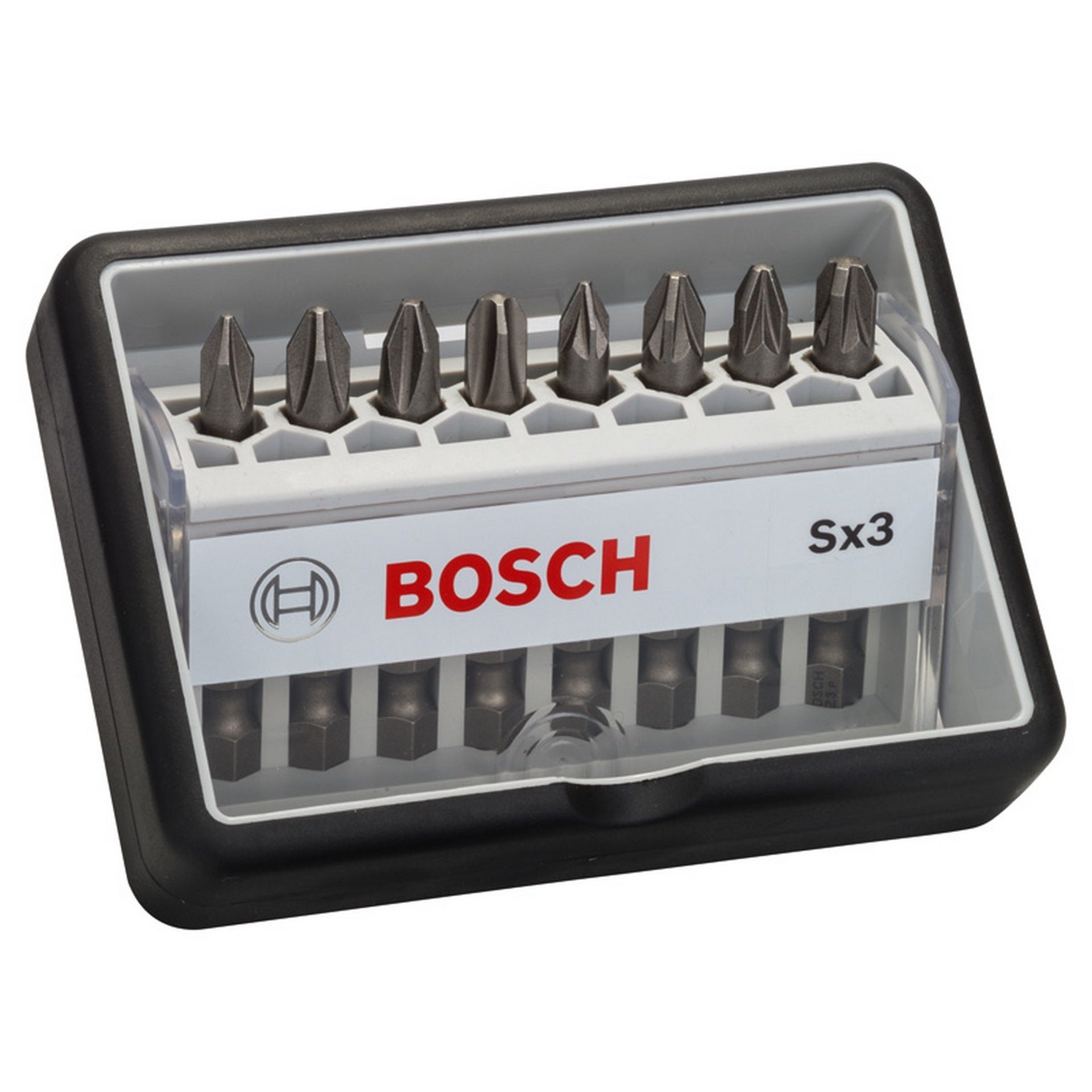 Bosch 8-tlg. Schrauberbit-Set, Robust Line, Sx PH/PZ, Extra Hard-Ausführung #2607002558