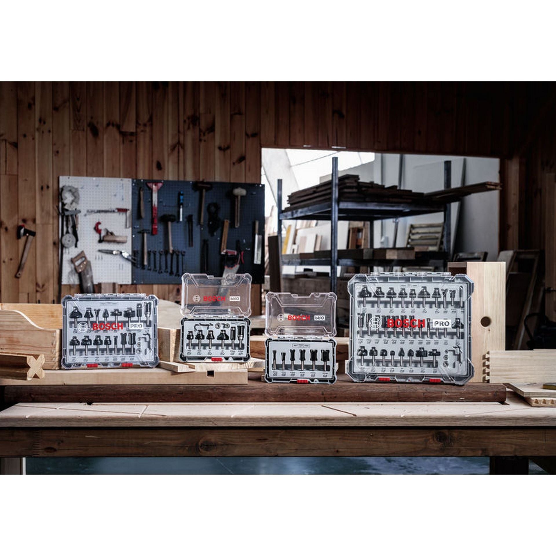Bosch PRO Bündigfräser mit oberen Kugellager, D 16 mm, L 25,4 mm, S 8 mm #2608629677