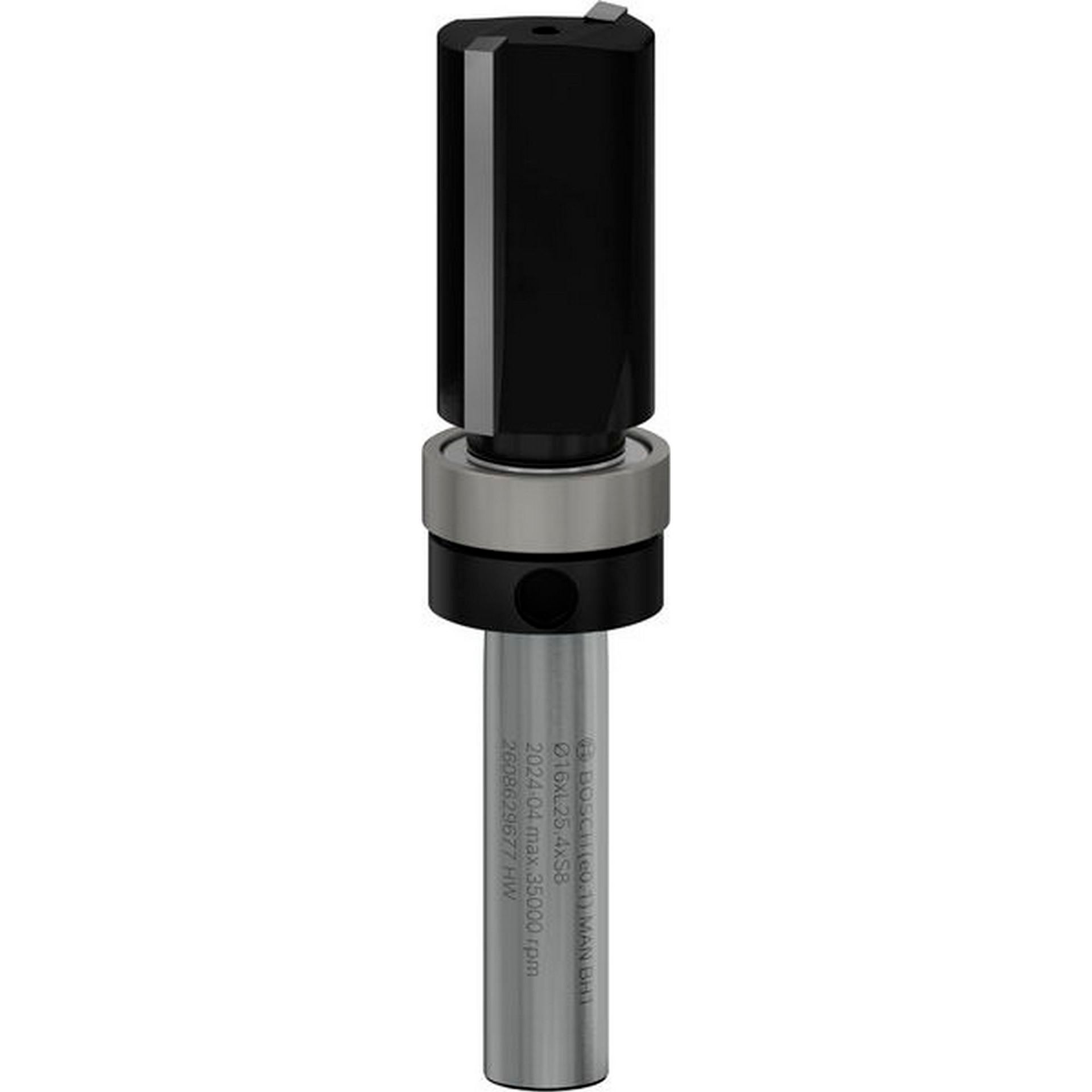 Bosch PRO Bündigfräser mit oberen Kugellager, D 16 mm, L 25,4 mm, S 8 mm #2608629677
