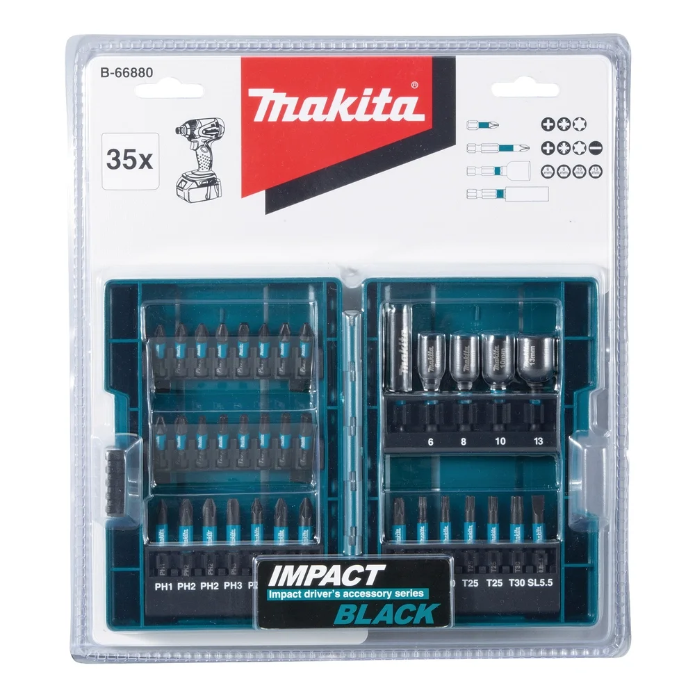 Makita 35-TEILIGES IMPACT B BITSET #B-66880