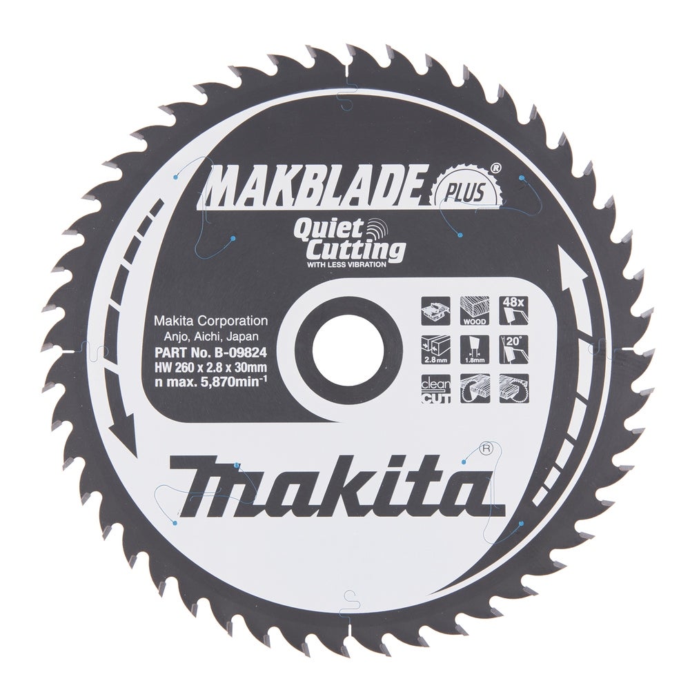 Makita Kreissägeblatt, MAKBLADE PLUS #B-09824