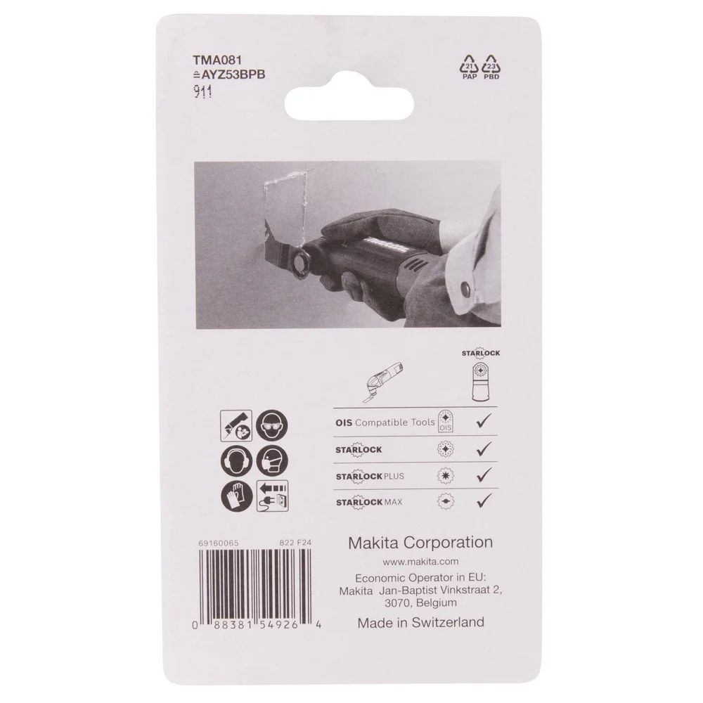 Makita Eintauchsägeblatt BiM, 53 mm, TMA081 #B-69777