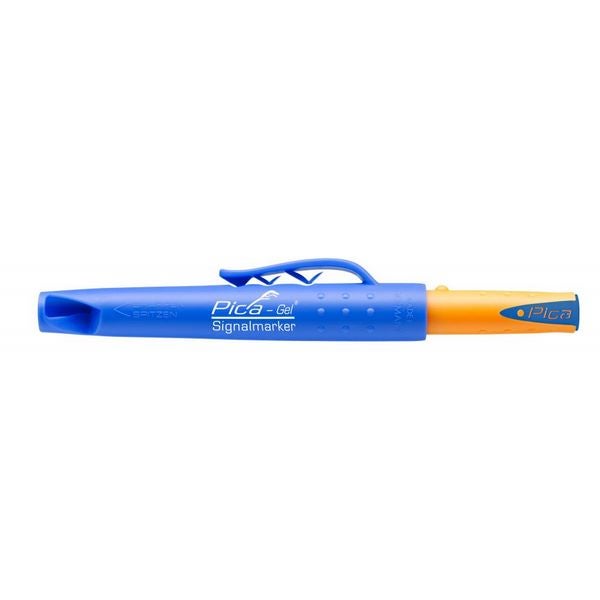 Pica GEL Signalmarker blau \"Chloridfrei - für Markierung auf Edelstahl\" #8081