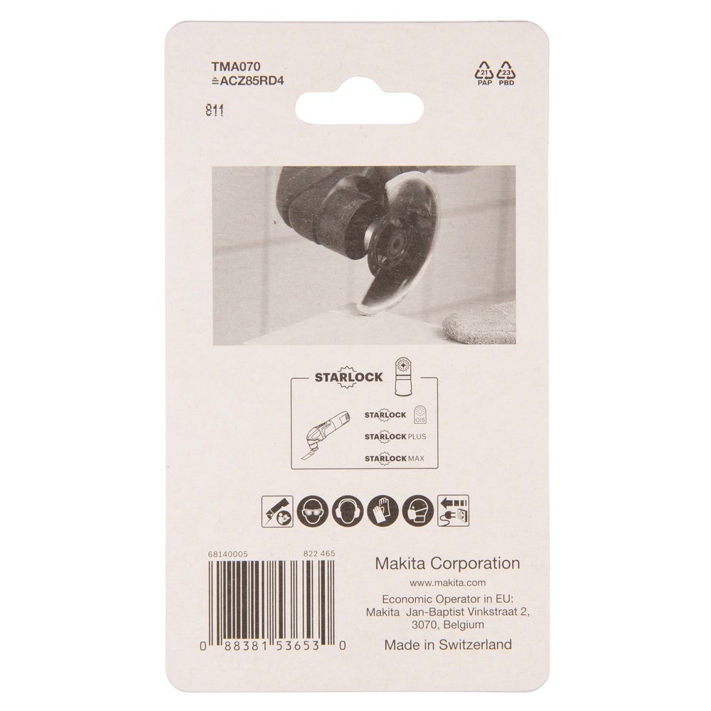 Makita Eintauch und Segmentsägeblatt DIA, 85 mm, TMA070 #B-65034