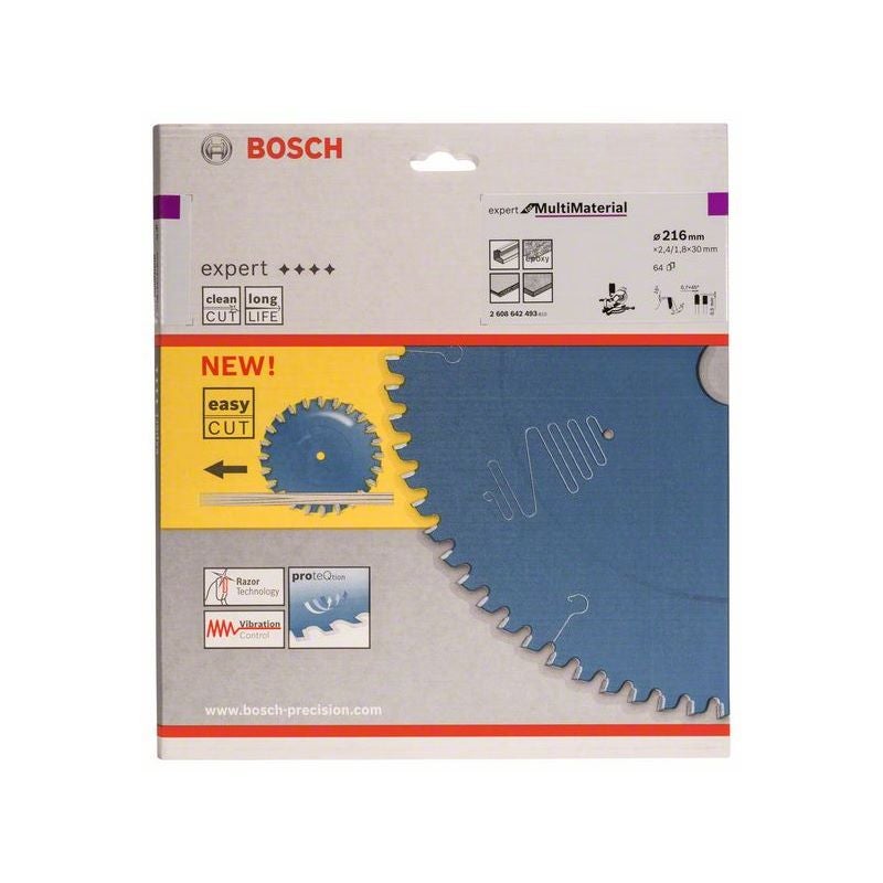 Bosch EXPERT Multi Material Kreissägeblatt, 216x2,4/1,8x30 mm, Z64 #2608642493