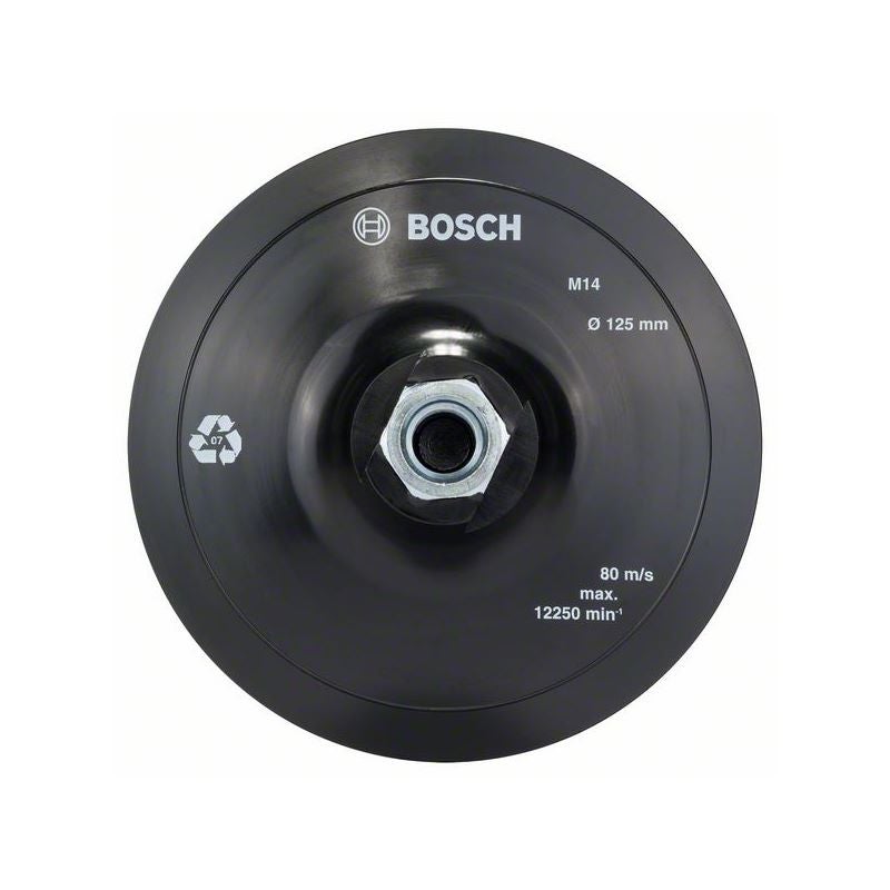 Bosch PRO Stützteller, 125 mm, M14, Klettverschluss #2608601077